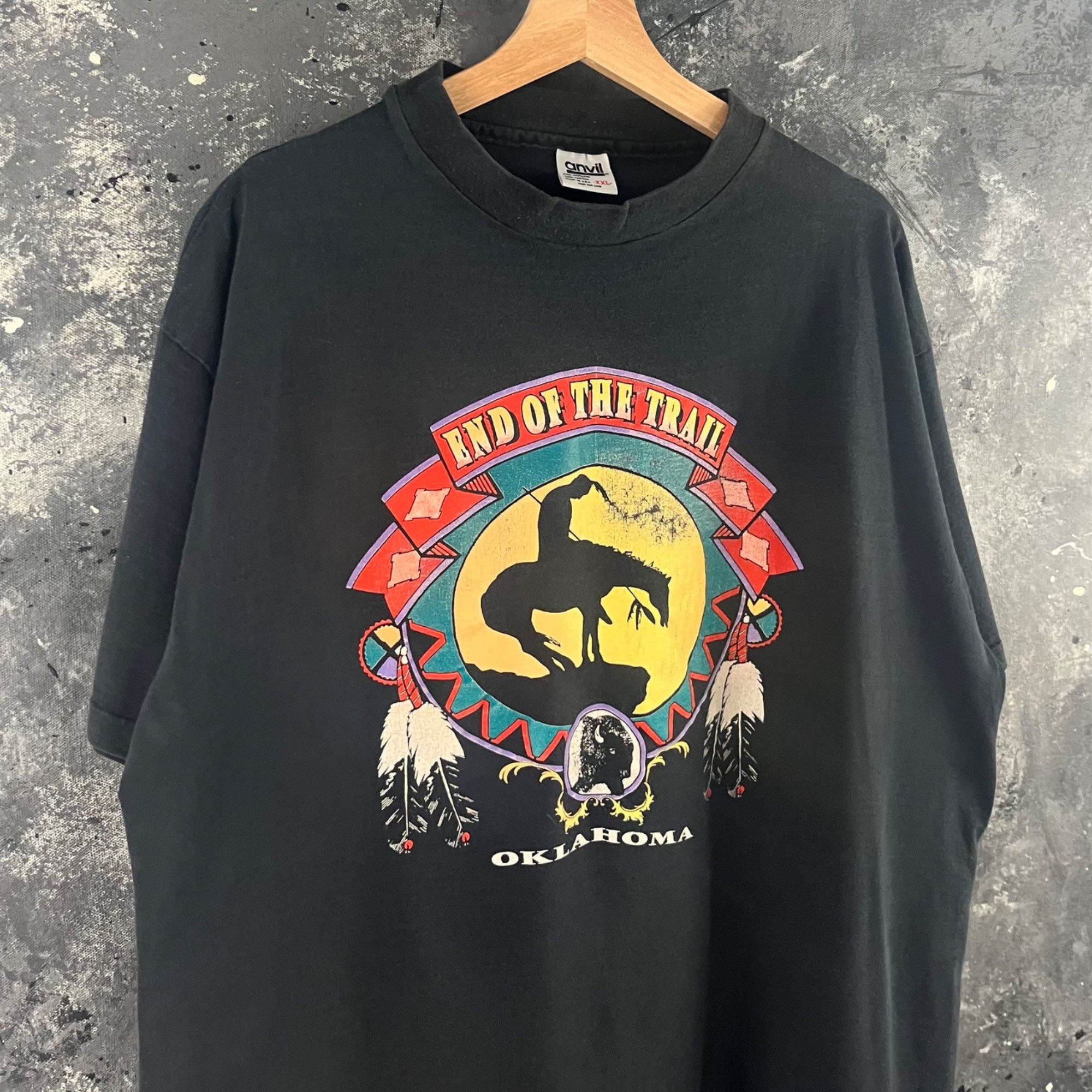 Vintage Vintage 90’s Oklahoma Aztec shirt Size US XL / EU 56 / 4 - 2 Thumbnail