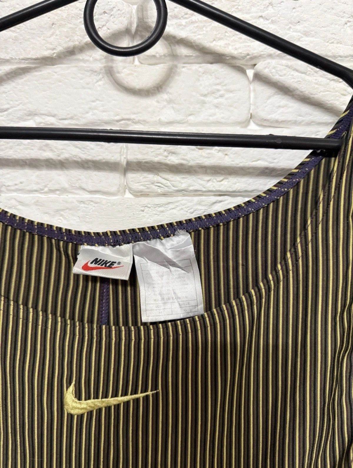 Nike Rare Vinatge Nike Playsuit Pomper Woman Bodysuit One-Piece Size 28" / US 6 / IT 42 - 4 Thumbnail