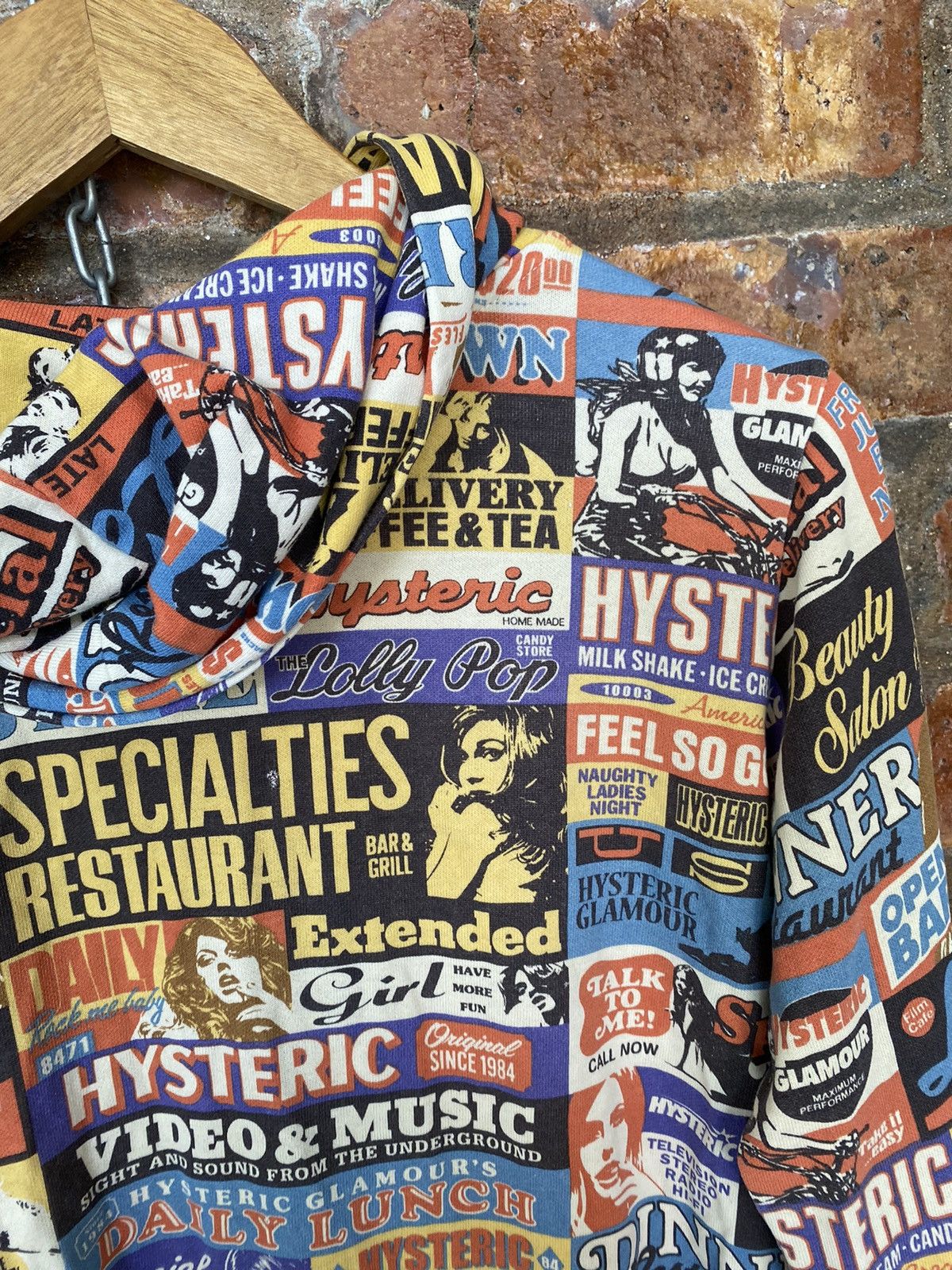 Hysteric Glamour Iconic Hysteric all logo hoodie Size M / US 6-8 / IT 42-44 - 13 Thumbnail