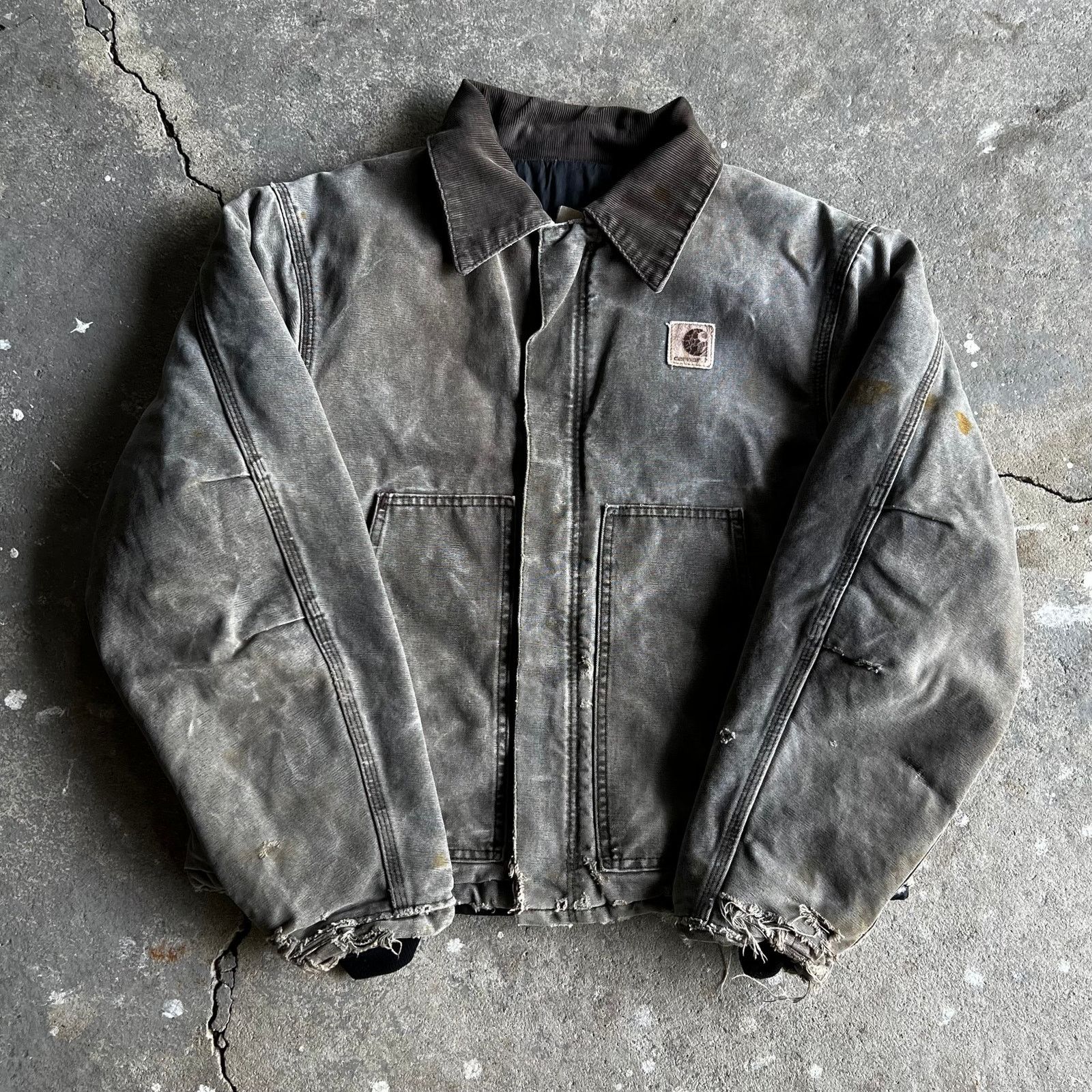 Carhartt × Vintage Vintage Carhartt J22 CHT brown arctic work wear 