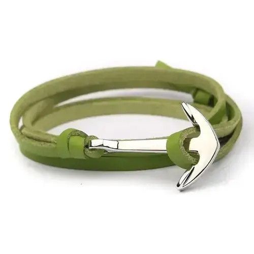 Jewelry Anchor Multilayer Leather Bracelet Size ONE SIZE - 4 Thumbnail