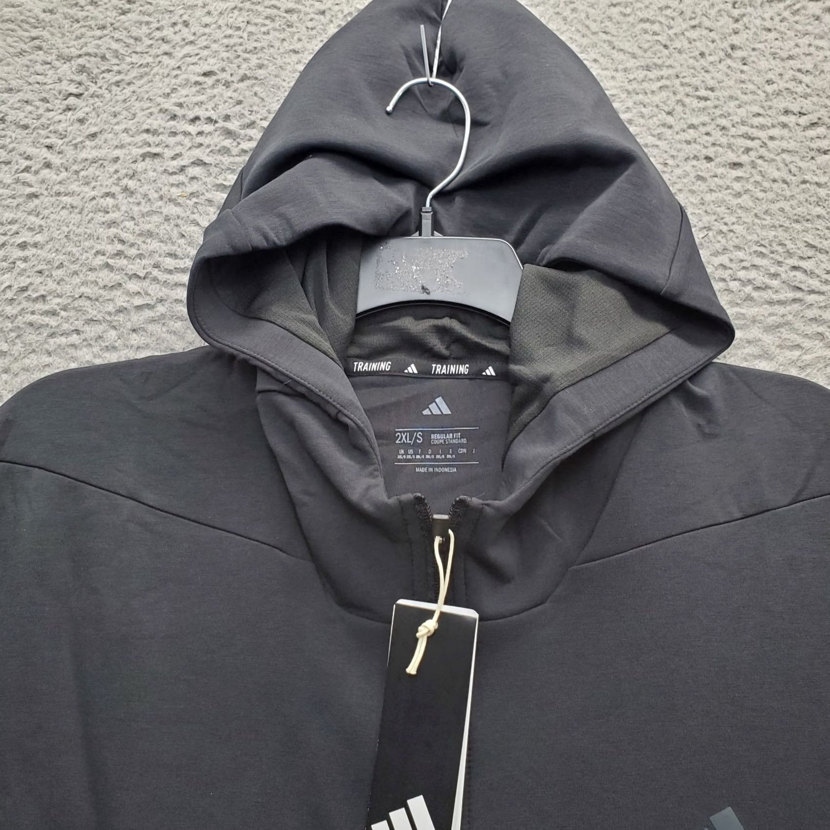 Adidas Adidas Training Track Jacket Mens 2XL/S Black Regular Fit Hooded Full-Zip IY1131 Size US XXL / EU 58 / 5 - 6 Thumbnail