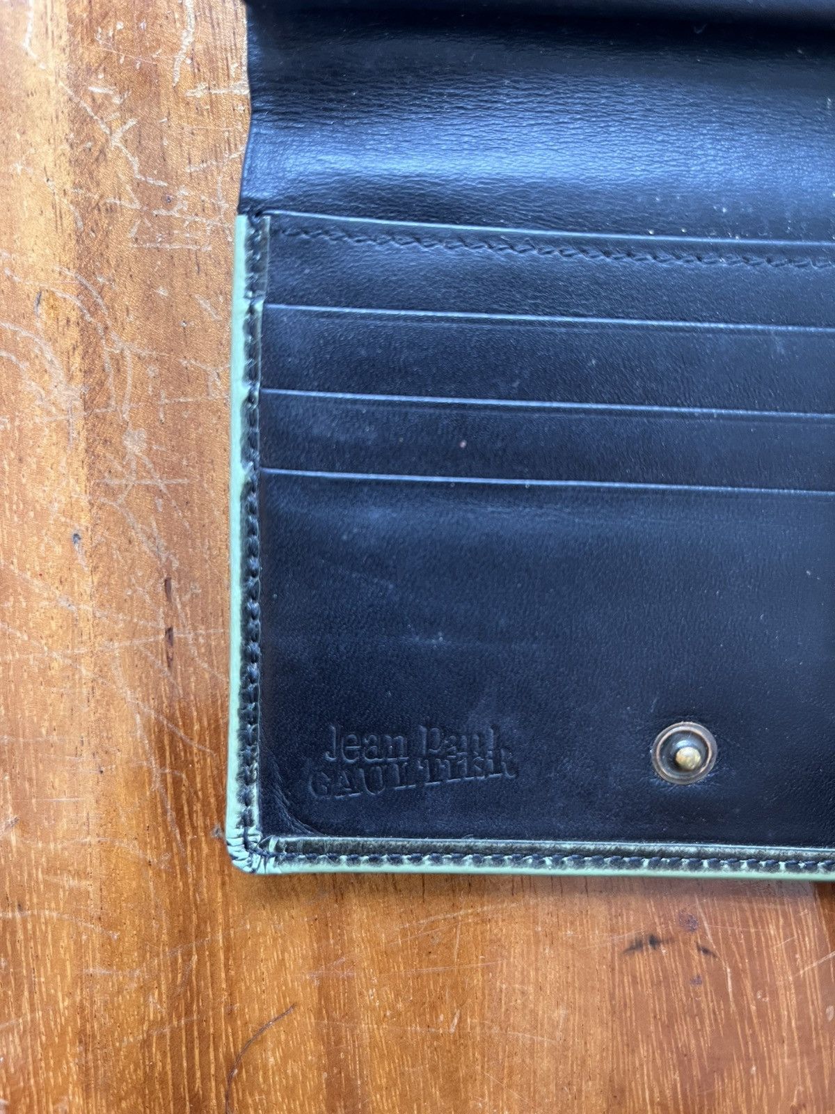 Jean Paul Gaultier × Vintage Jean-Paul Gaultier Women's Green Wallet-purses Size ONE SIZE - 10 Thumbnail