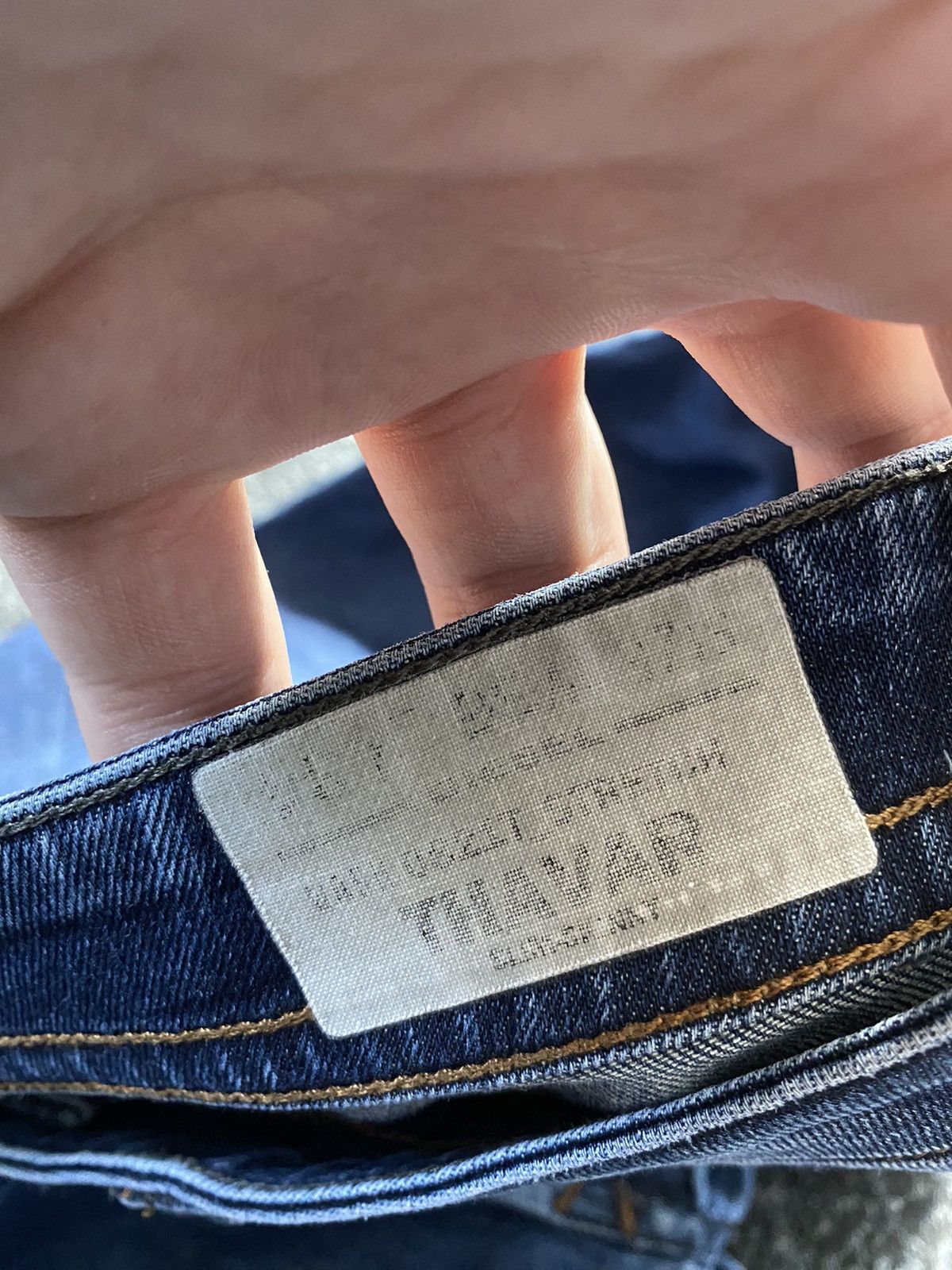 Diesel × Japanese Brand Opium Diesel Distressed Blue Punk Gothic Jeans Mens Owens Size US 36 / EU 52 - 7 Thumbnail