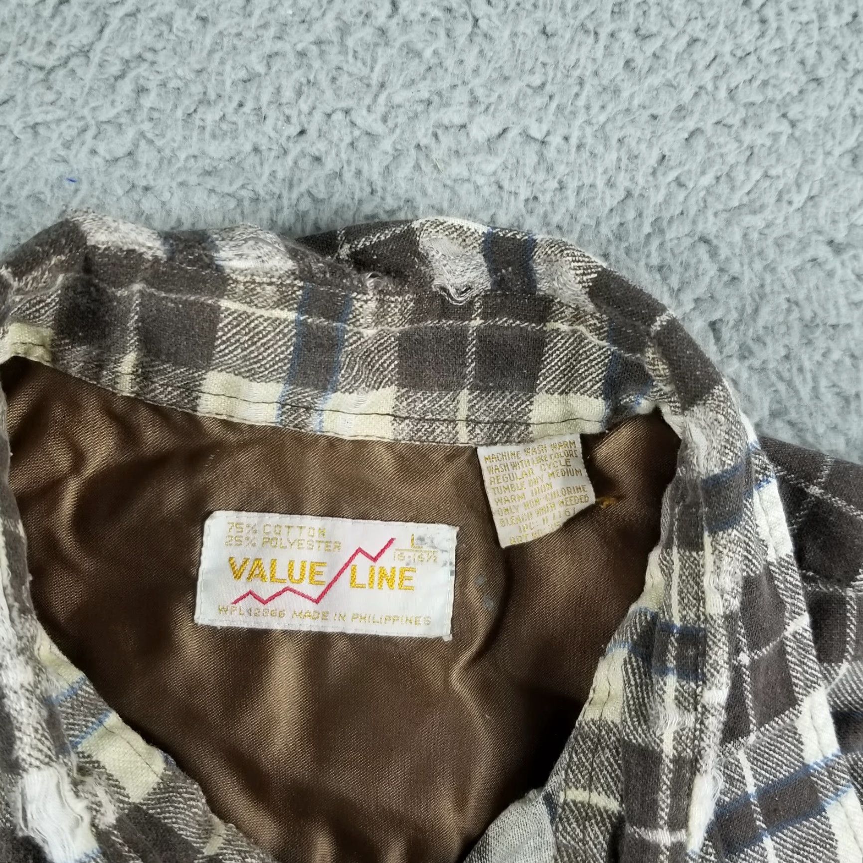Vintage Vintage Yes Value Line Flannel Shirt L VTG Western Button Up Plaid Grunge Cowboy Distressed Size US L / EU 52-54 / 3 - 4 Thumbnail