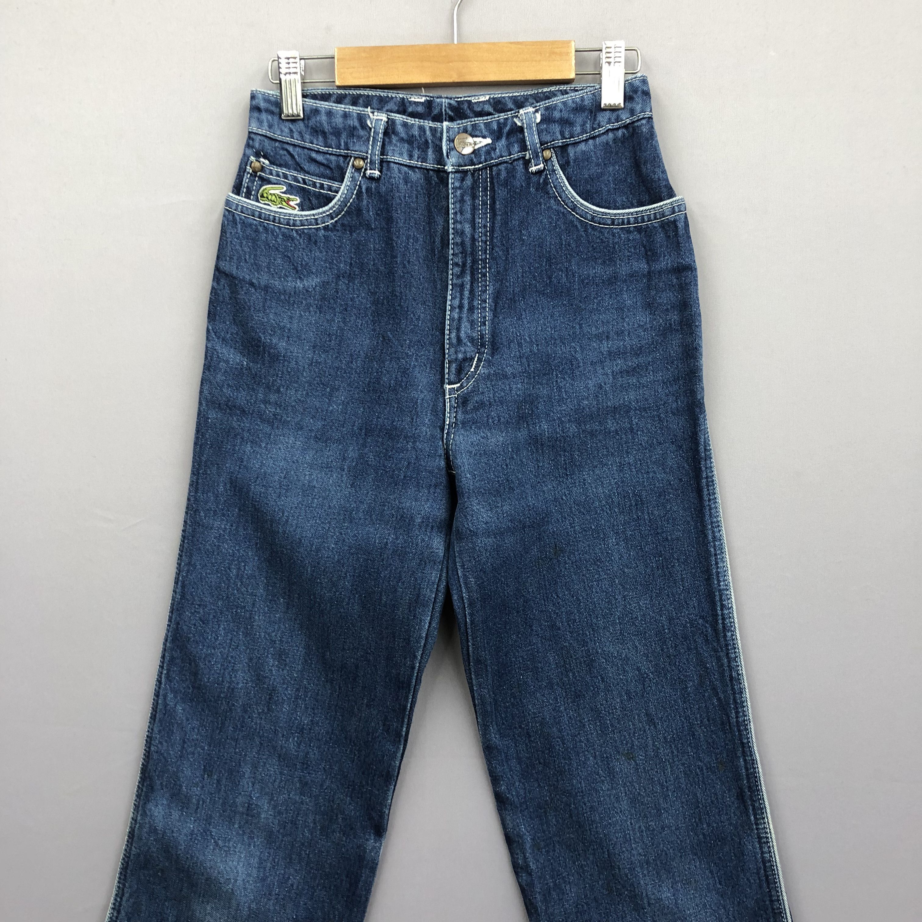 Lacoste Vintage 90s Lacoste Light Wash Jeans Lacoste Faded Denim Size 24" / US 00 / IT 34 - 4 Thumbnail