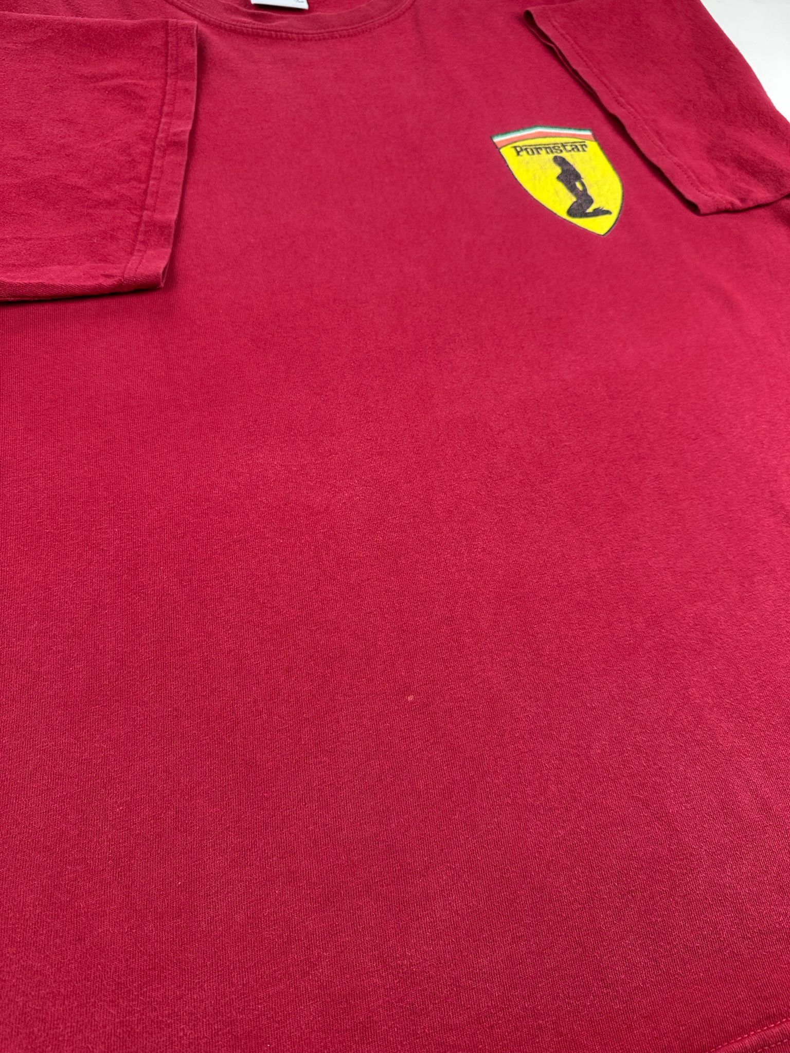 Vintage RARE Vintage Pornstar Tshirt Ferrari parody sexy tee Size US L / EU 52-54 / 3 - 7 Thumbnail