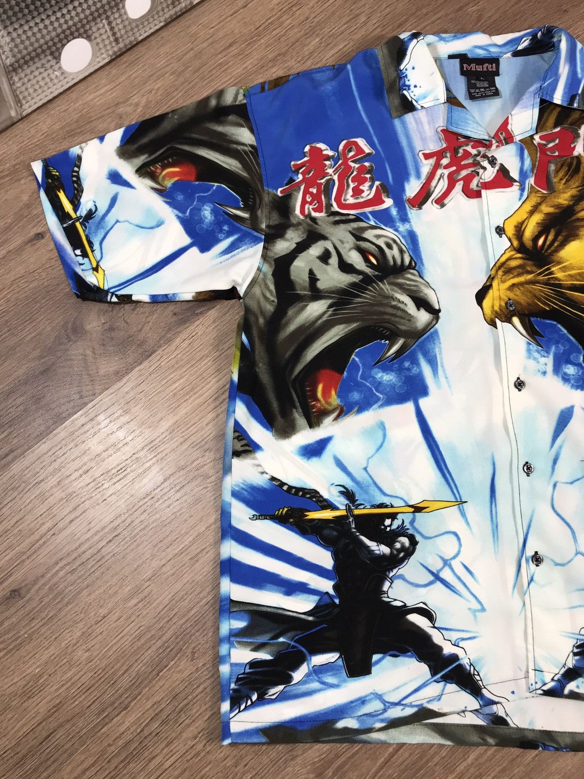Japanese Brand × Vintage Vintage Y2K La Gate Sports Tiger Samuraij Size US L / EU 52-54 / 3 - 2 Thumbnail
