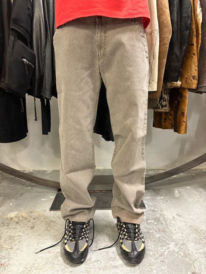 Dolce & Gabbana AW2003 Dolce & Gabbana Grey Cargo Straight Cozy Pants Size US 33 - 2 Thumbnail