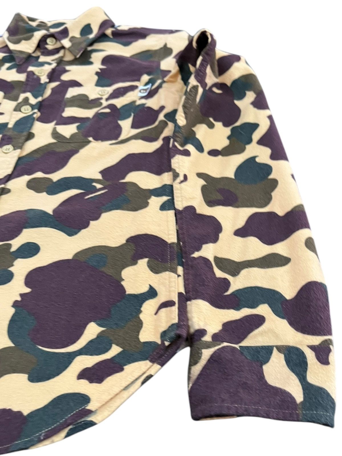 Bape Vintage Ape 1st camo Button Up Long Sleeve T-Shirt Size US XS / EU 42 / 0 - 4 Thumbnail