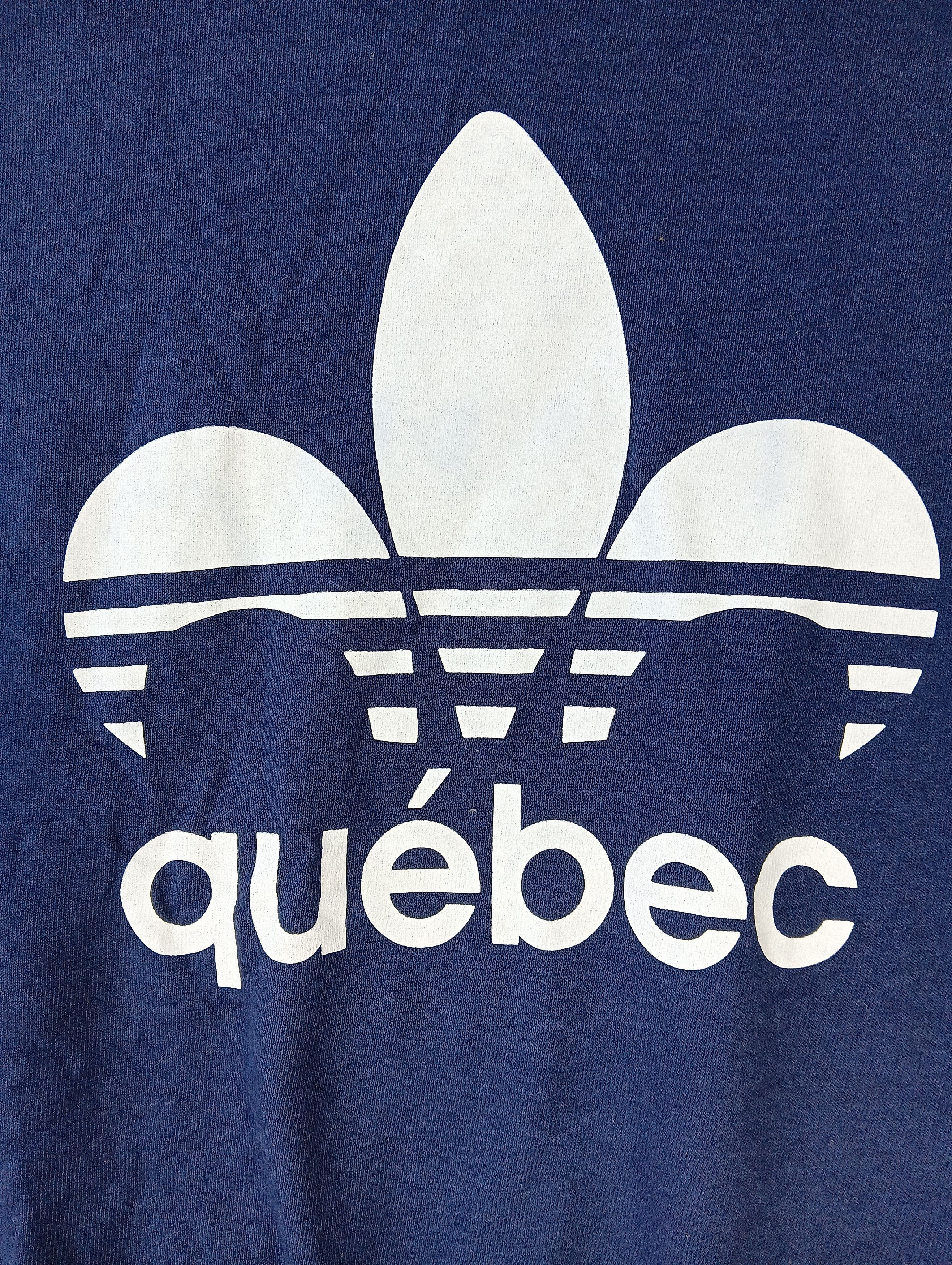 Delta delta quebec adidas parody tee Size US S / EU 44-46 / 1 - 2 Thumbnail