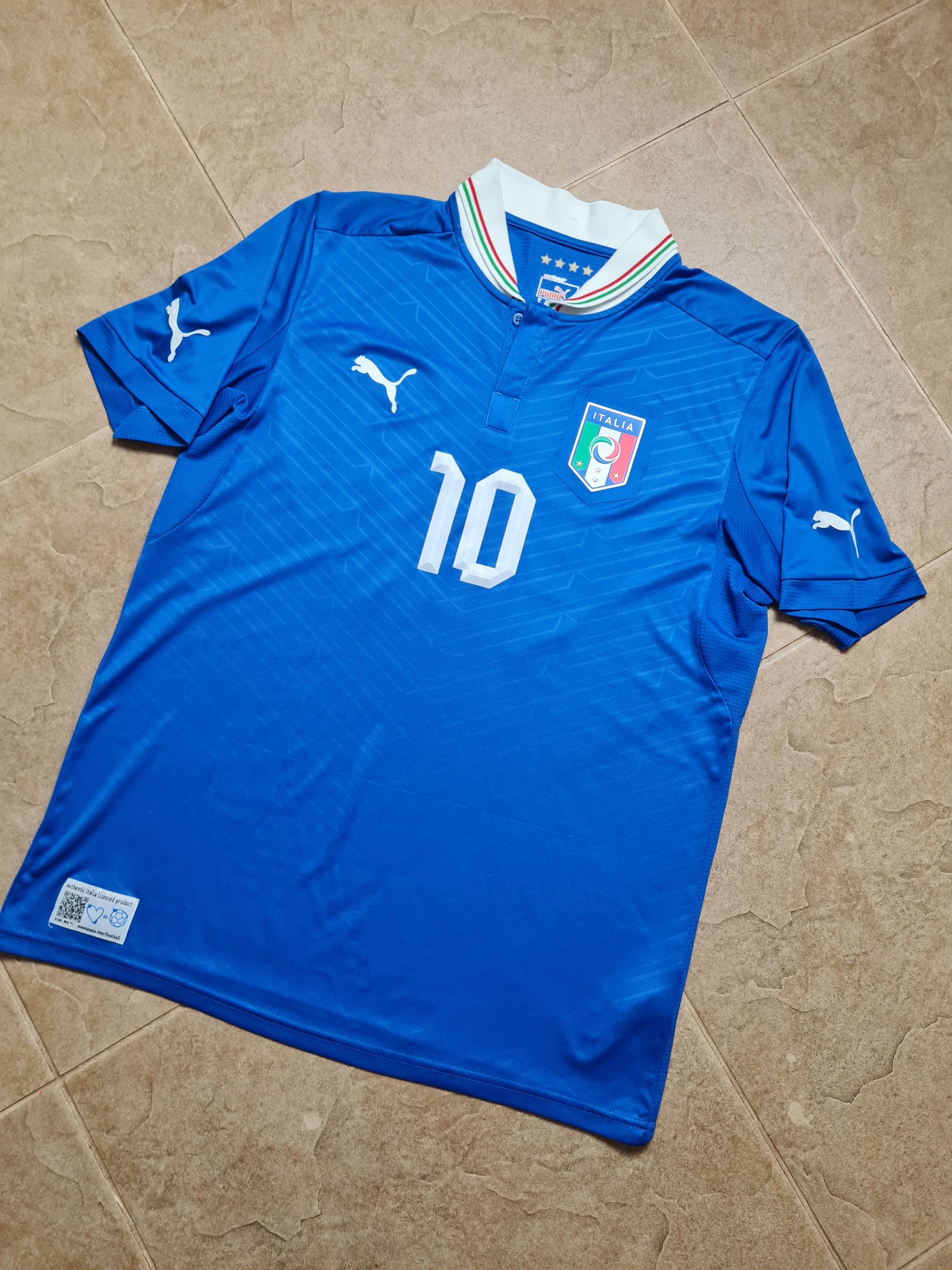 Puma Jersey maglia italia #10 Cassano Euro 2012 Euro Jersey Puma Size US L / EU 52-54 / 3 - 4 Thumbnail