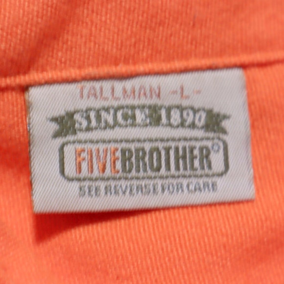 Hunter Five Brother Hunter Flannel Button Up Shirt Orange Men's L Size US L / EU 52-54 / 3 - 5 Thumbnail