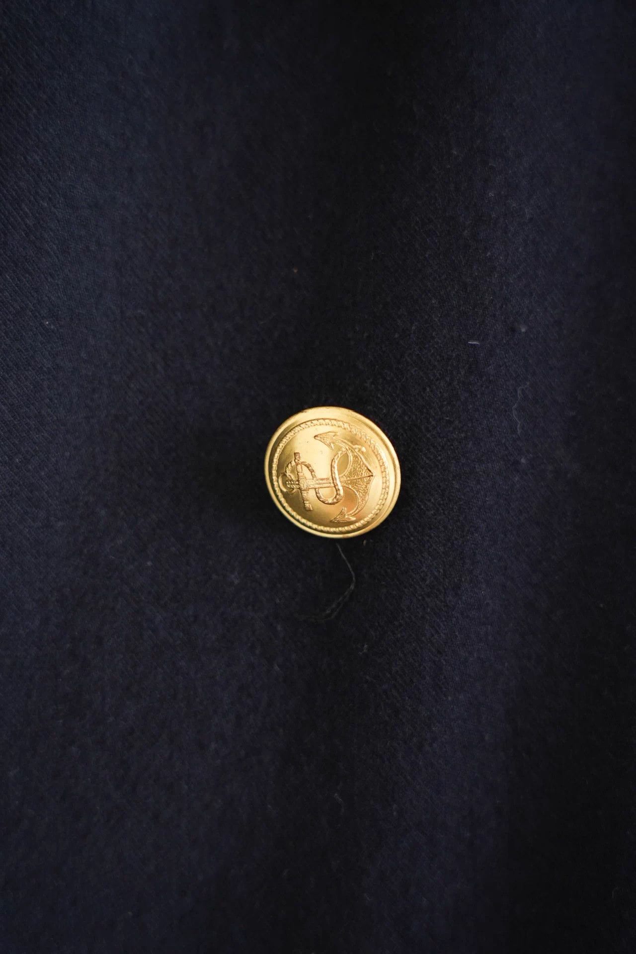 Yohji Yamamoto Yohji Yamamoto 90s Y's Double Breasted Gold Button Navy Coat Size US L / EU 52-54 / 3 - 6 Thumbnail
