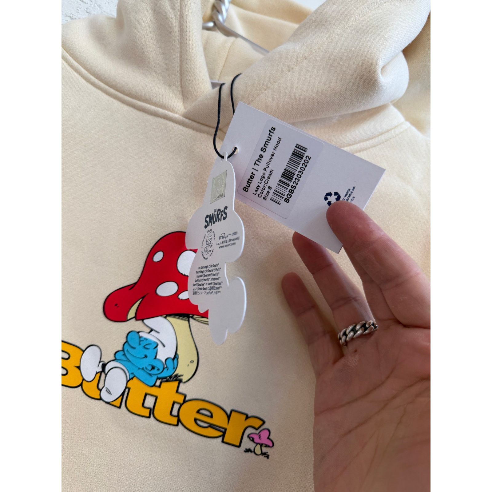 Butter Goods Butter Goods x The Smurfs Lazy Logo Pullover Hoodie Size US S / EU 44-46 / 1 - 5 Thumbnail