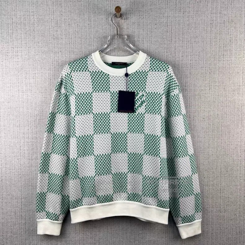 Louis Vuitton Louis Vuitton SS24 Checkerboard Full Letter Logo Crew Neck Size US M / EU 48-50 / 2 - 1 Thumbnail