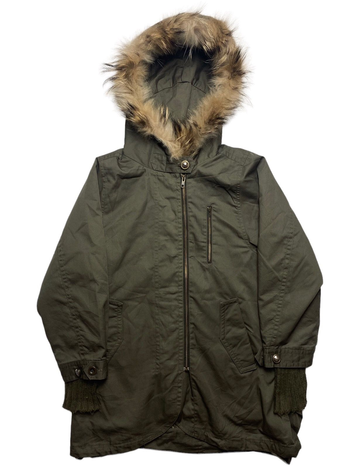 Japanese Brand × PPFM 2000s Jeanasis - Fur Raccoon Hoodie Jacket Size US M / EU 48-50 / 2 - 4 Thumbnail