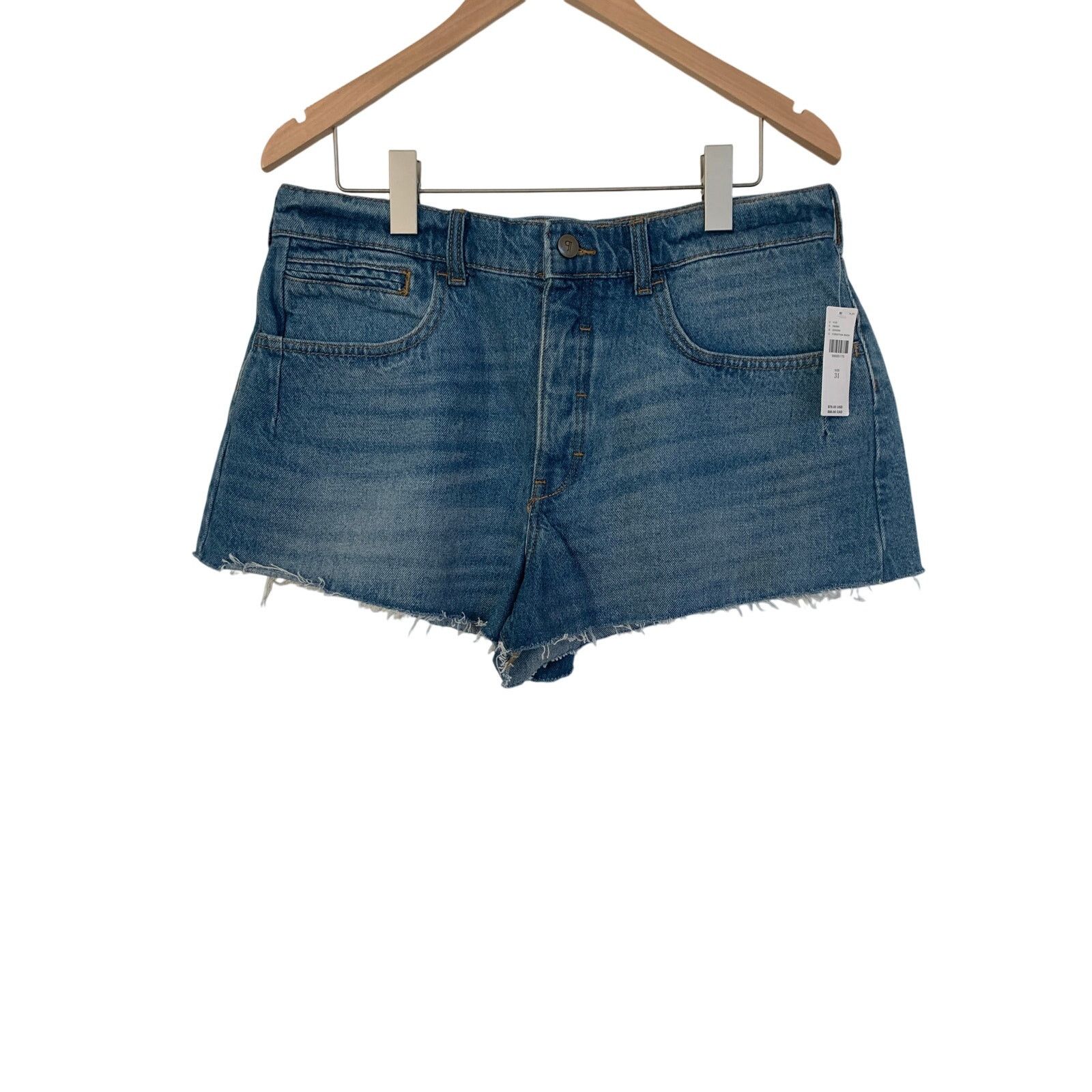 Anthropologie NWT Anthropologie Pilcro Denim Shorts - Size 31 MSRP $78 Size 32" / US 10 / IT 46 - 1 Thumbnail