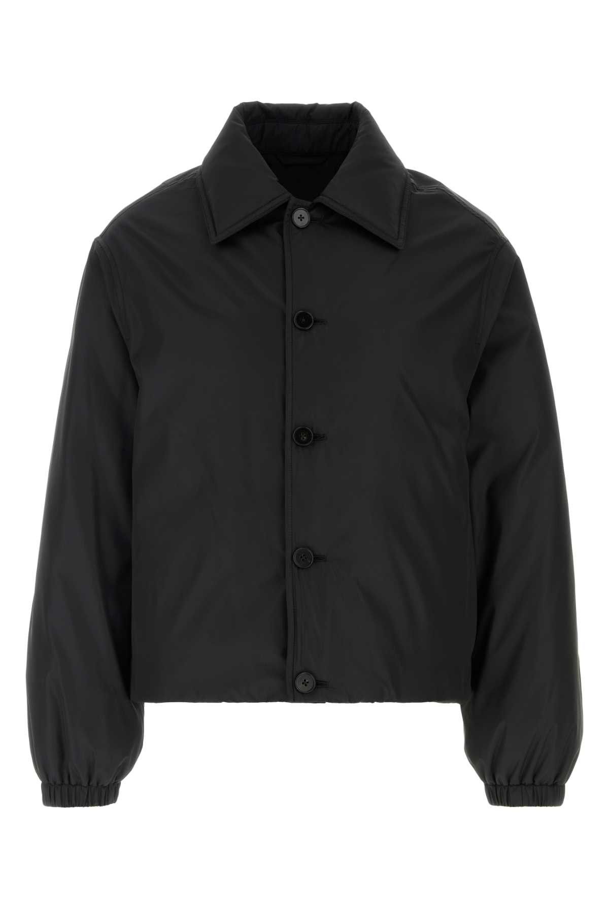 Jil Sander Black Polyester Padded Jacket Size US M / EU 48-50 / 2 - 1 Thumbnail