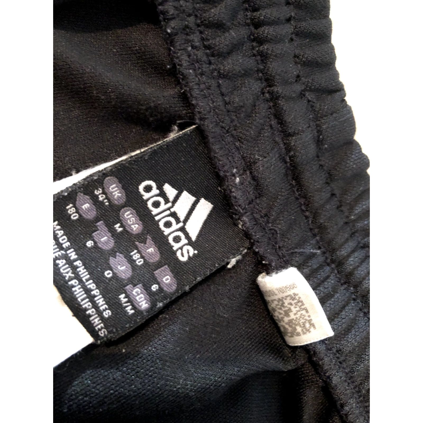 Adidas adidas Mens Pants M Black Athletic Gym Workout Size US 31 - 6 Thumbnail