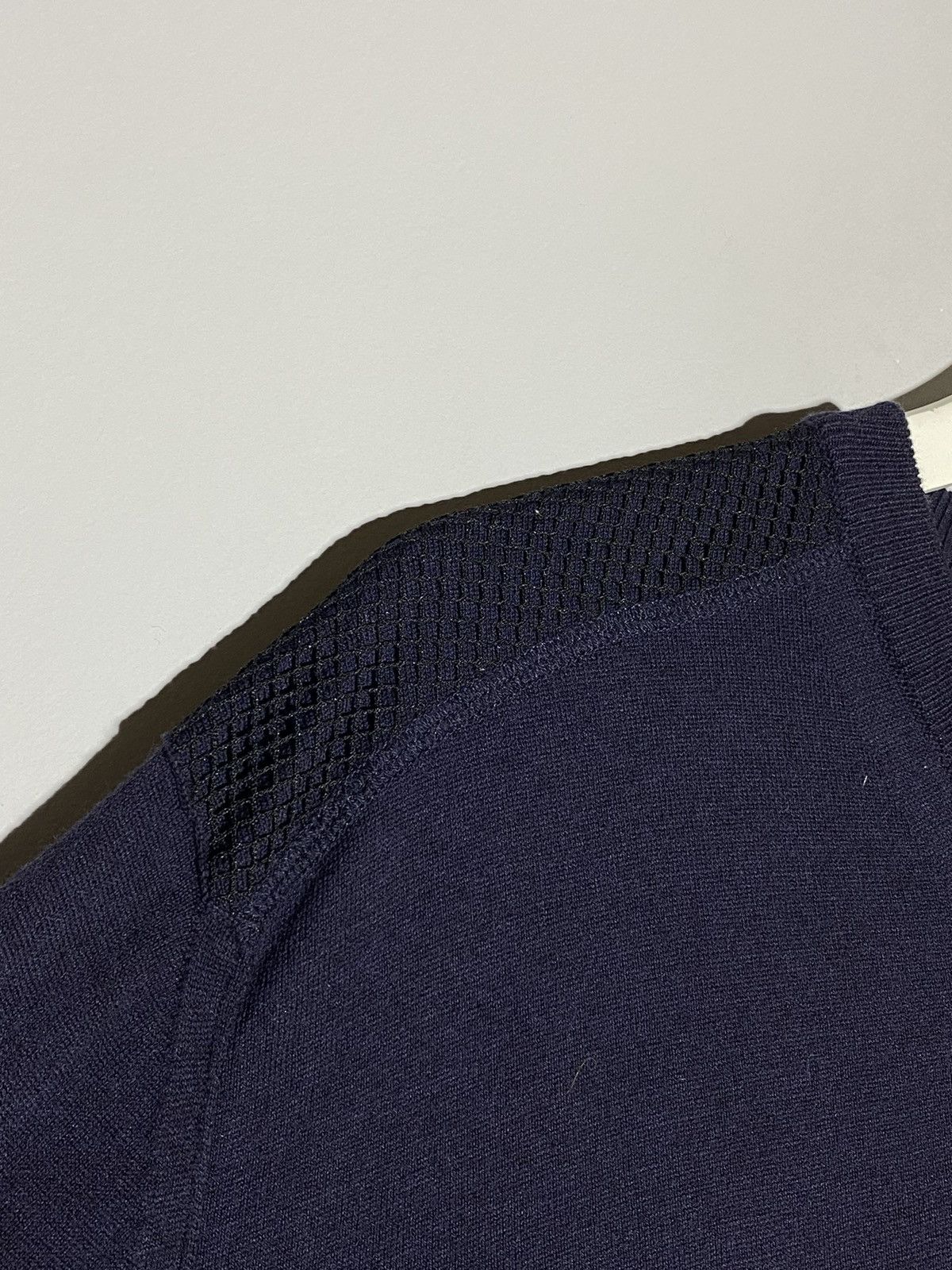 Lanvin Lanvin jumper merinos wool v-neck sweater midnight blue Size US L / EU 52-54 / 3 - 7 Thumbnail