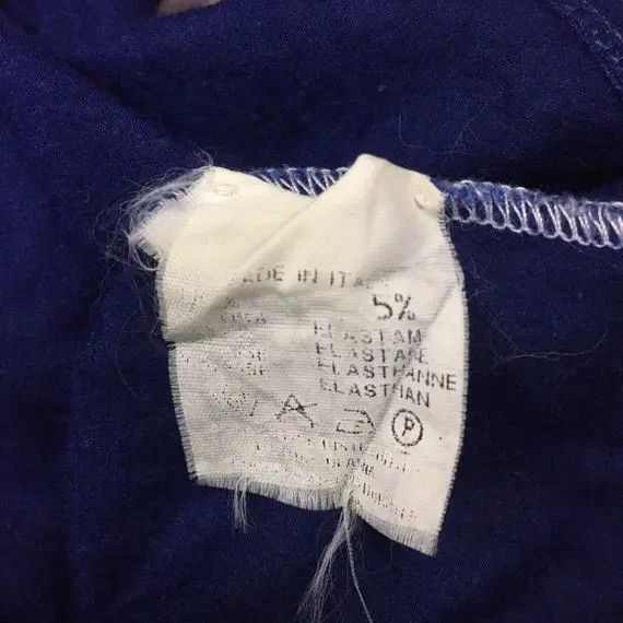 Maison Margiela Maison Martin Margiela Pre MM6 Blue Tee Shirt Made in Italy Size US S / EU 44-46 / 1 - 8 Thumbnail