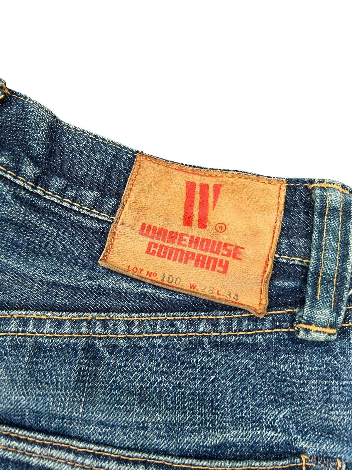 Kapital VINTAGE WAREHOUSE SELVEDGE DISTRESSED DENIM JEANS Size US 28 / EU 44 - 5 Thumbnail