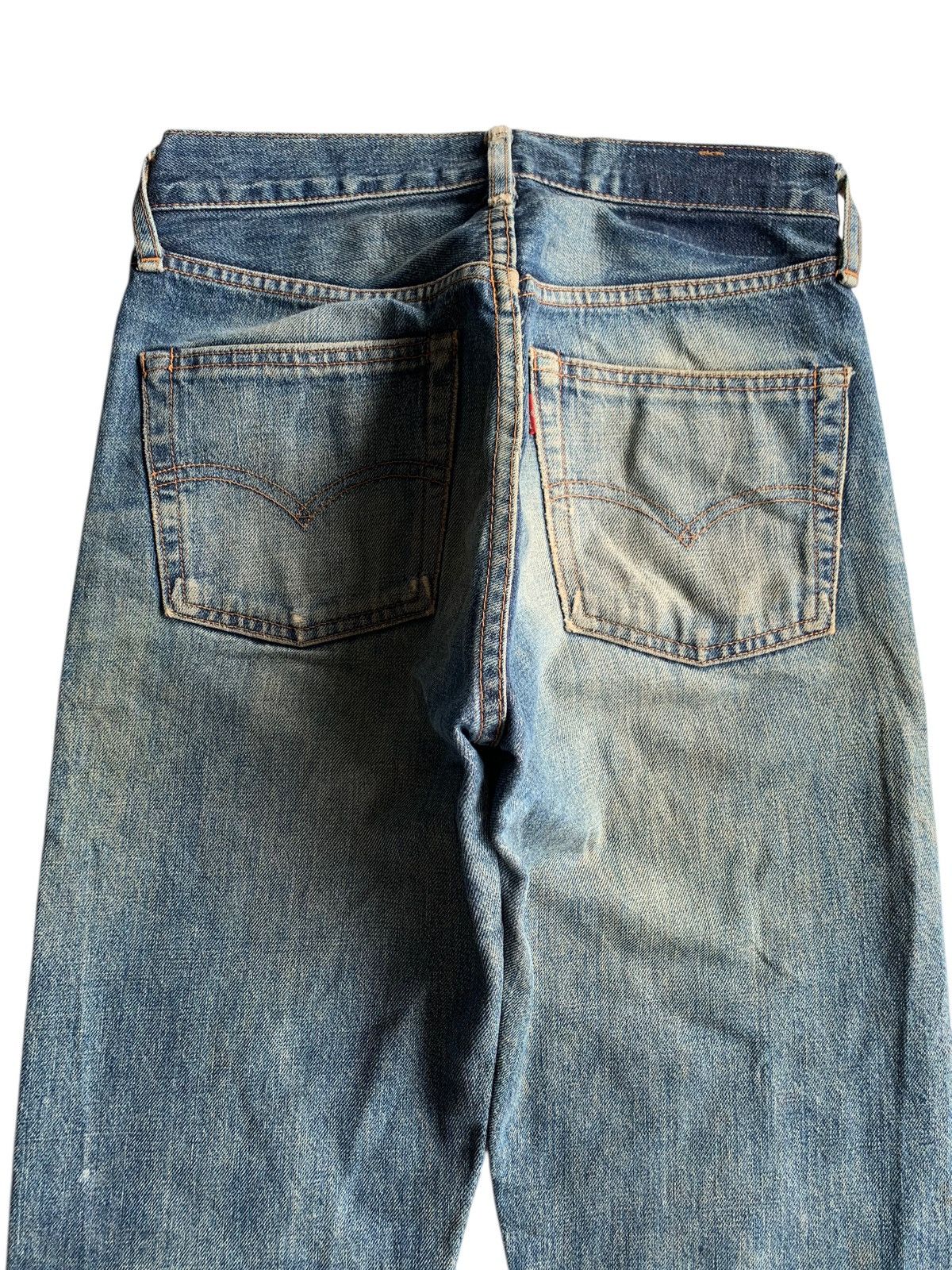 Levi's VINTAGE LEVIS BIG E SELVEDGE 502 XX DISTRESSED DENIM Size US 27 - 8 Thumbnail