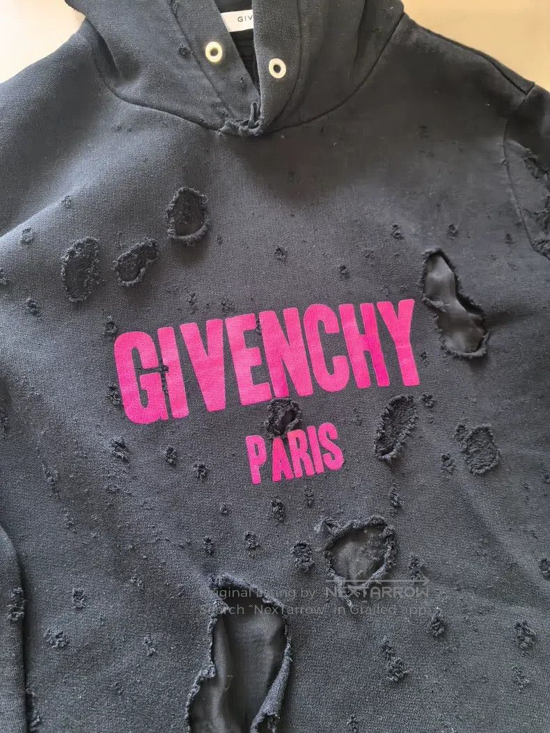 Givenchy Givenchy Big destruction hooded hoodie Size US XS / EU 42 / 0 - 4 Thumbnail