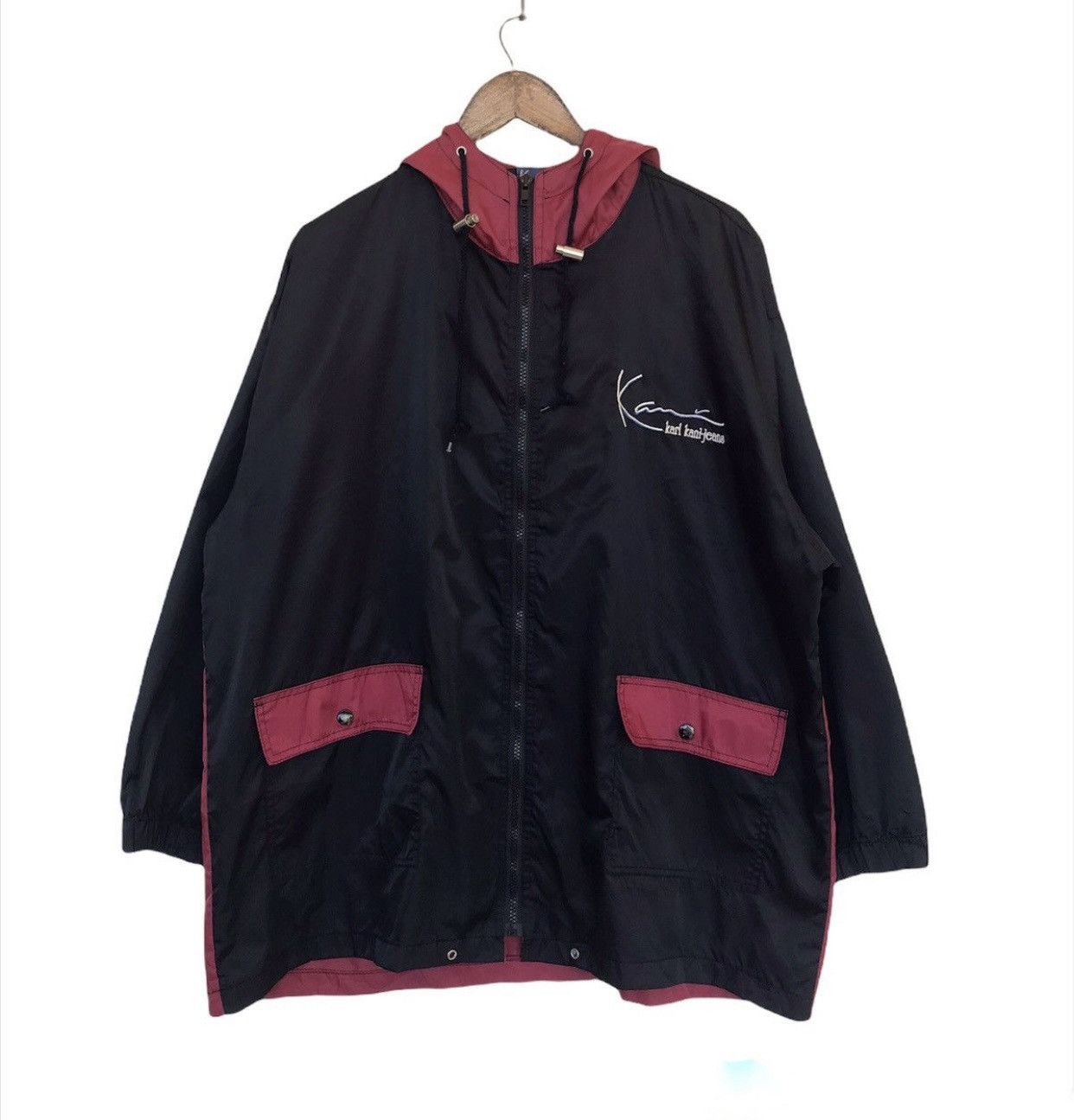 Karl Kani 🔥Vintage Karl Kani Spellout Oversized Windbreaker Size US L / EU 52-54 / 3 - 3 Thumbnail
