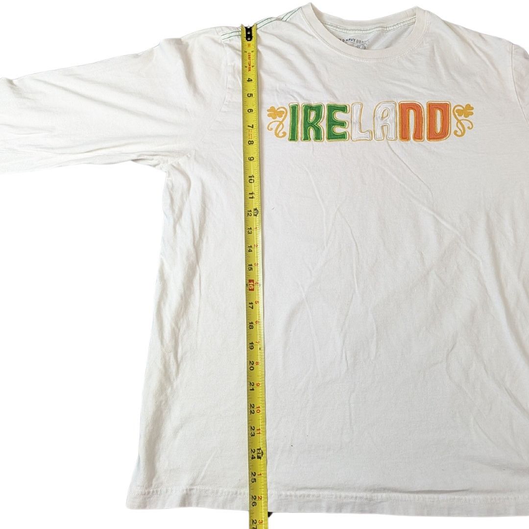 Old Navy Vintage Old Navy Long-Sleeve Embroidered Ireland Tee | XL Size US XL / EU 56 / 4 - 5 Thumbnail