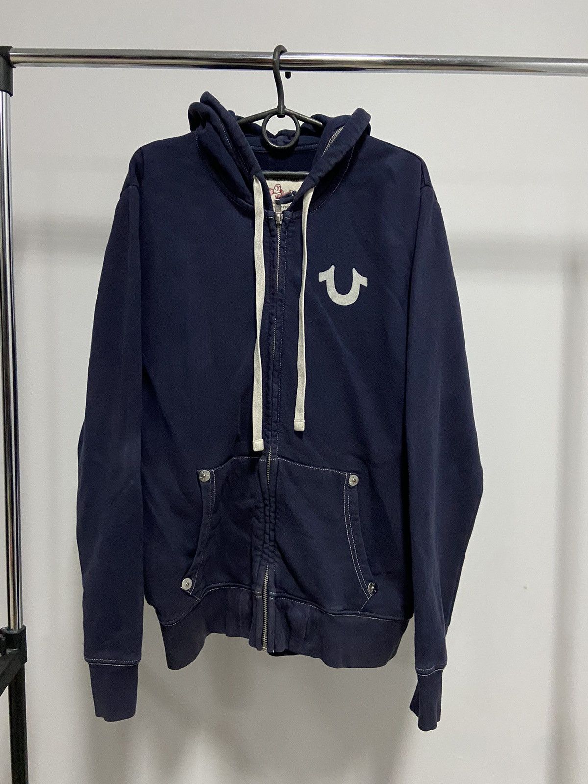 True Religion × Vintage True religion zip hoodie big logo vintage Size US M / EU 48-50 / 2 - 2 Thumbnail