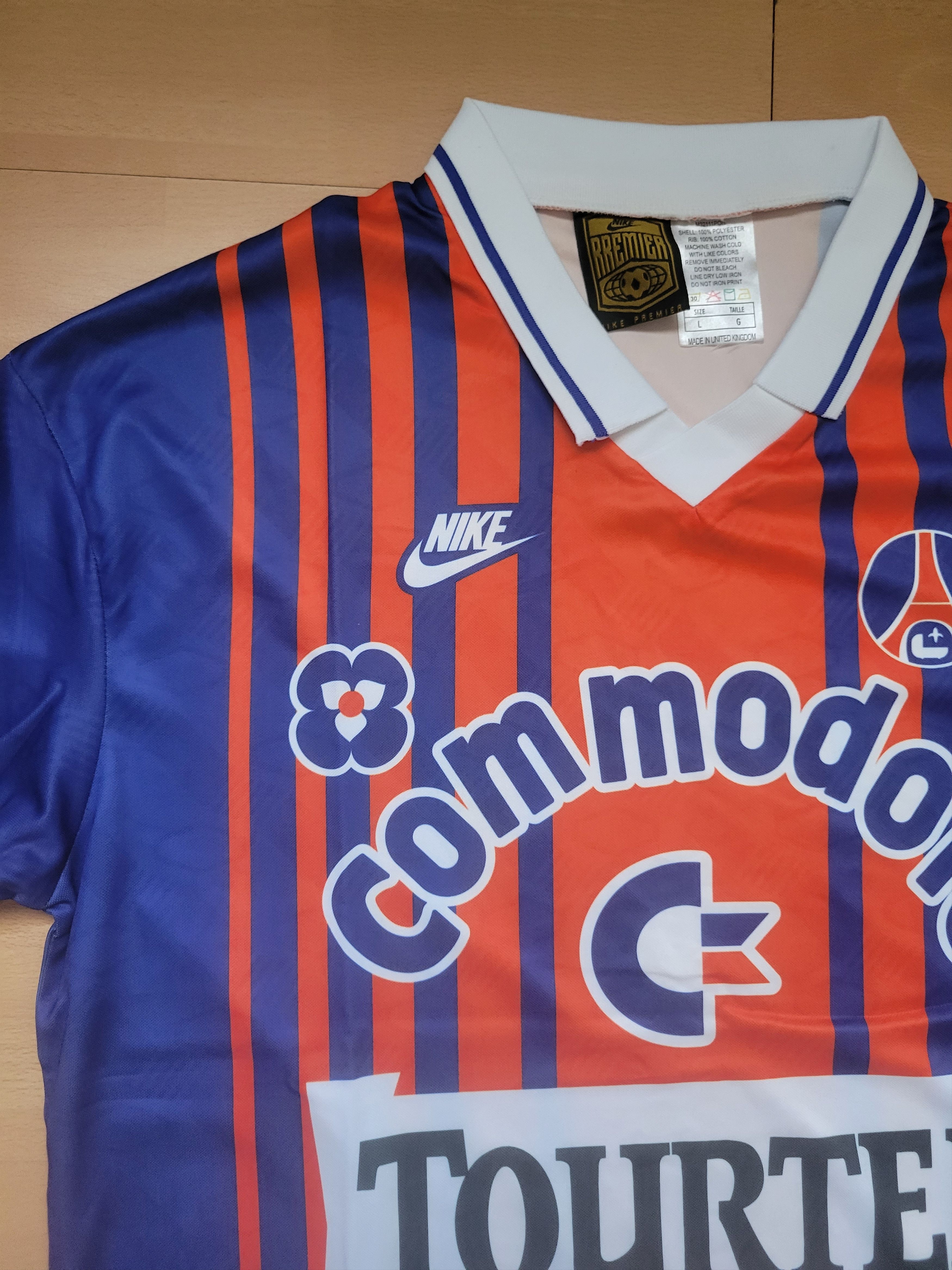 Other Paris S.G. 1993/1994 Vintage Soccer Jersey trikot camiseta Size US L / EU 52-54 / 3 - 3 Thumbnail