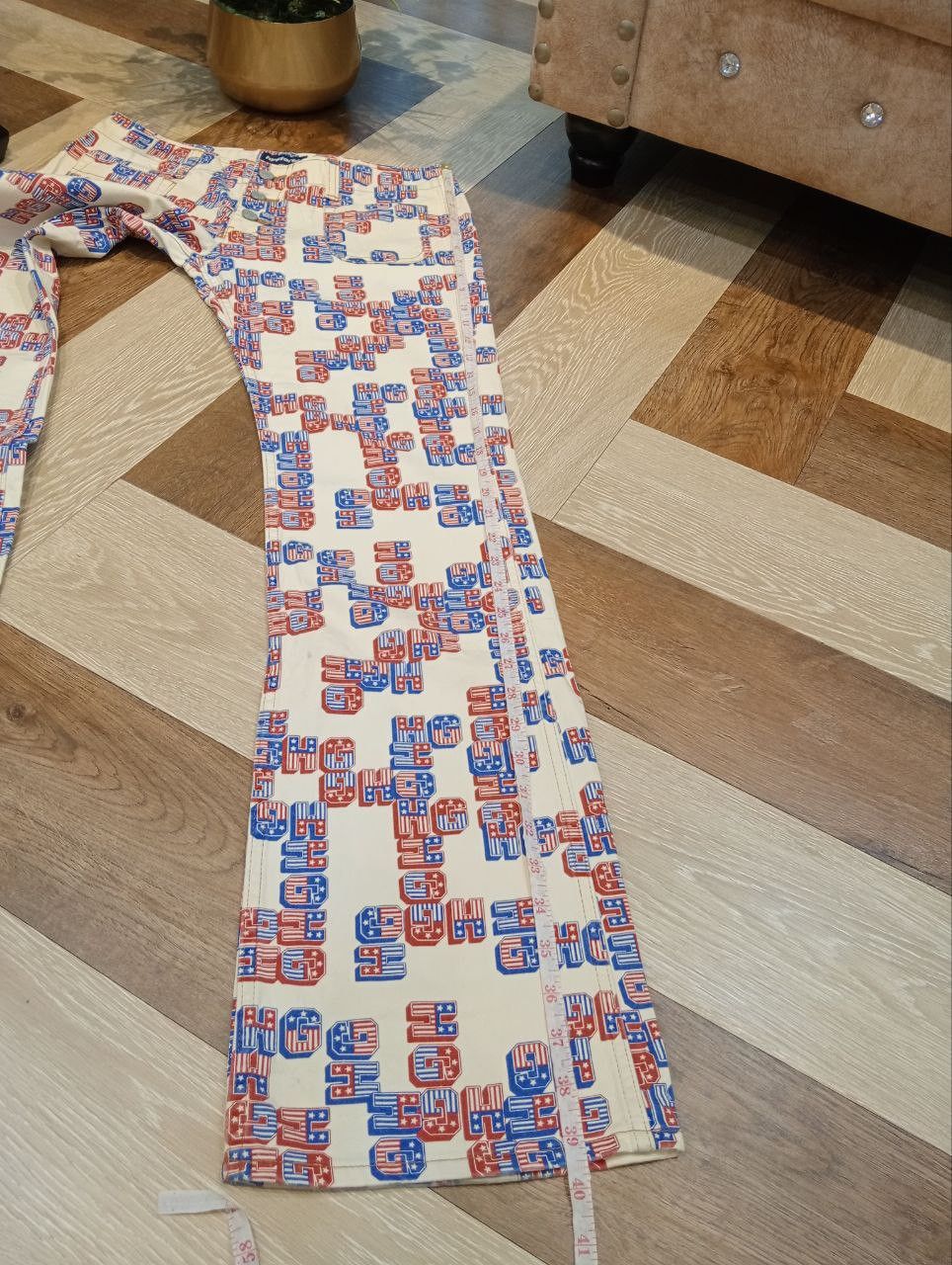 Hysteric Glamour RARE HYSTERIC GLAMOUR VINTAGE LOGO PRINT FLARED PANTS Size US 32 / EU 48 - 16 Thumbnail