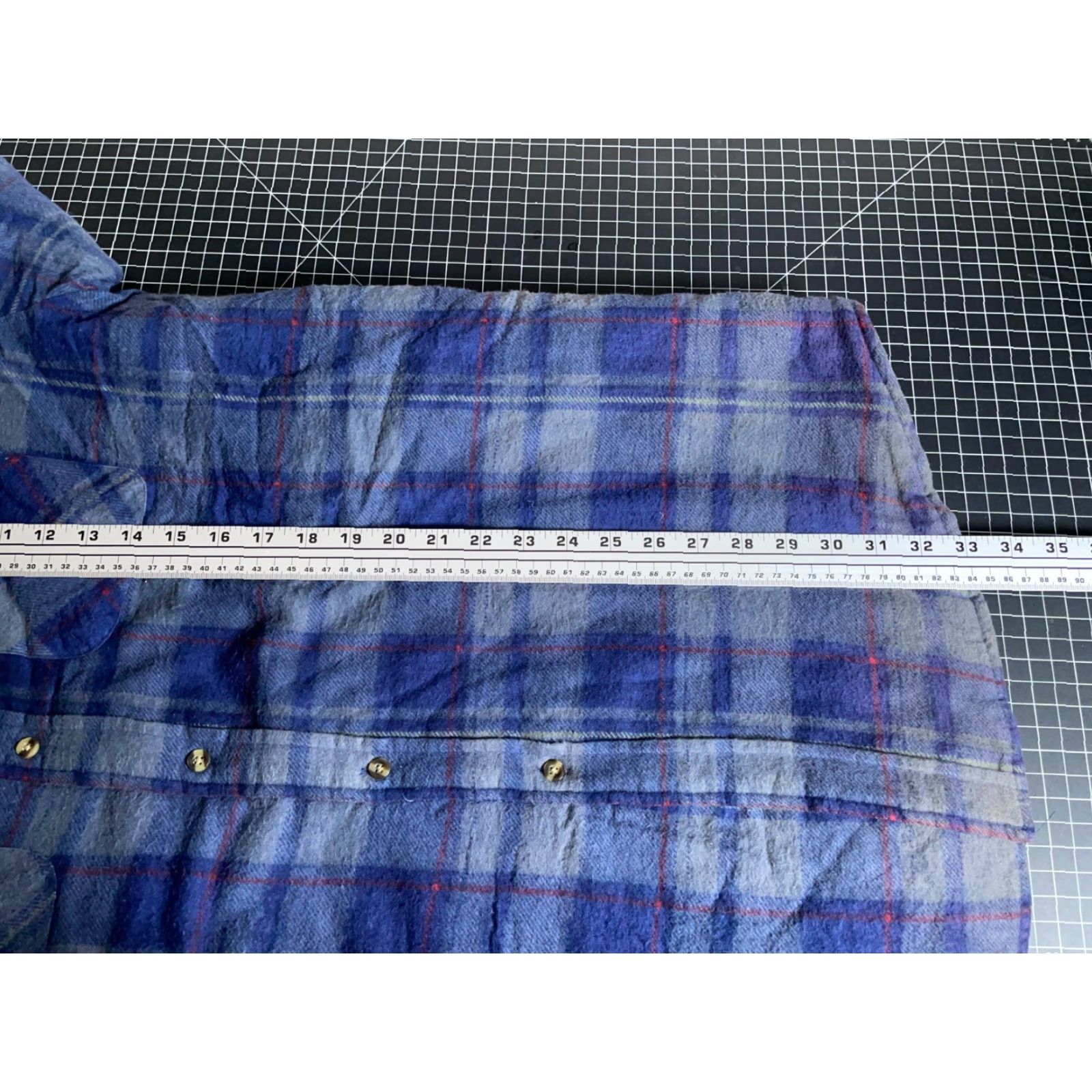 All Blues VINTAGE Northwest Territory Shirt Jacket Mens Large Tall Blue Plaid Quilted Lined Flannel Workwear Shirt Jacket Size US L / EU 52-54 / 3 - 6 Thumbnail