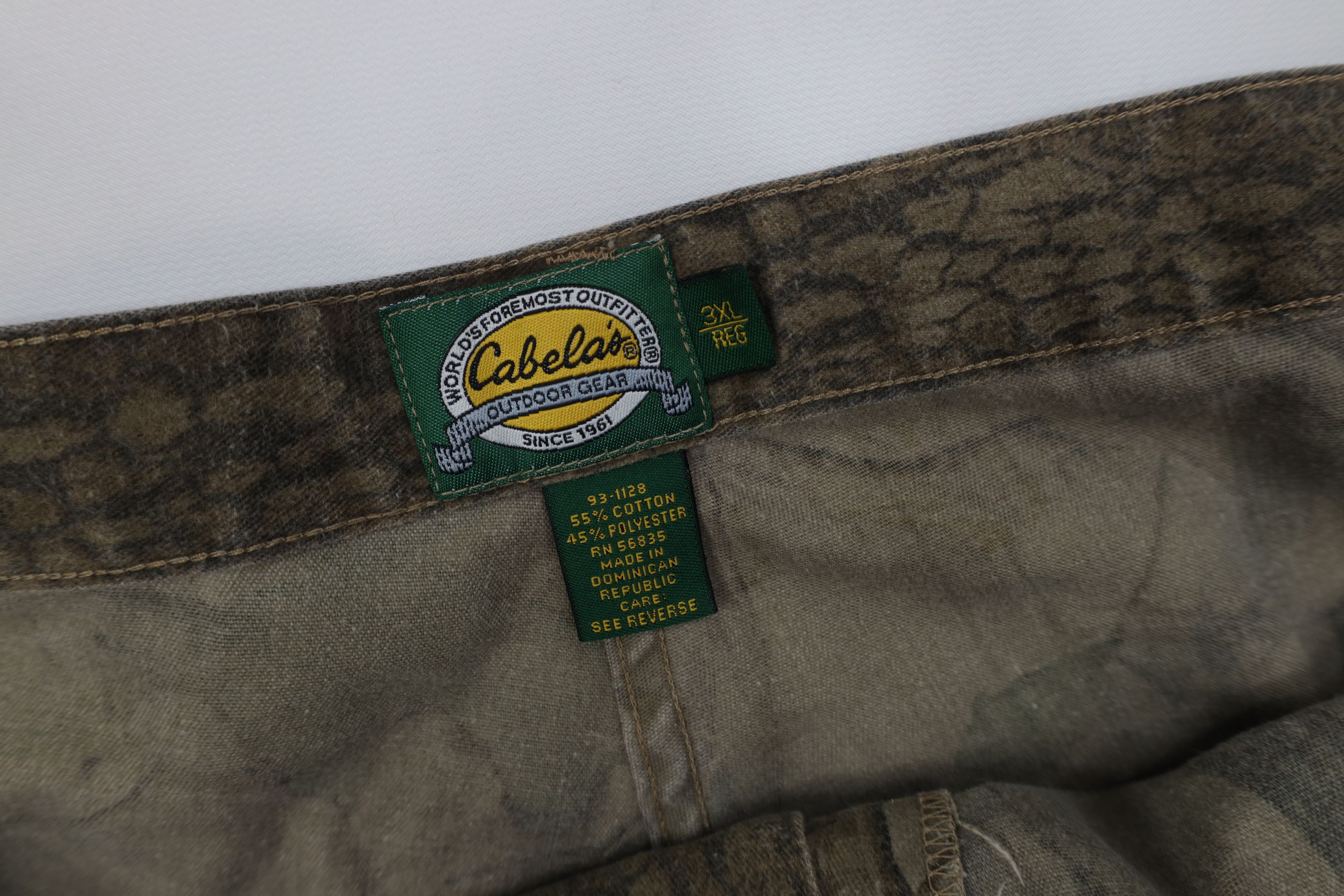 Cabelas Vintage 90s Cabelas Button Fly Wide Leg Cargo Pants Size US 42 / EU 58 - 7 Thumbnail