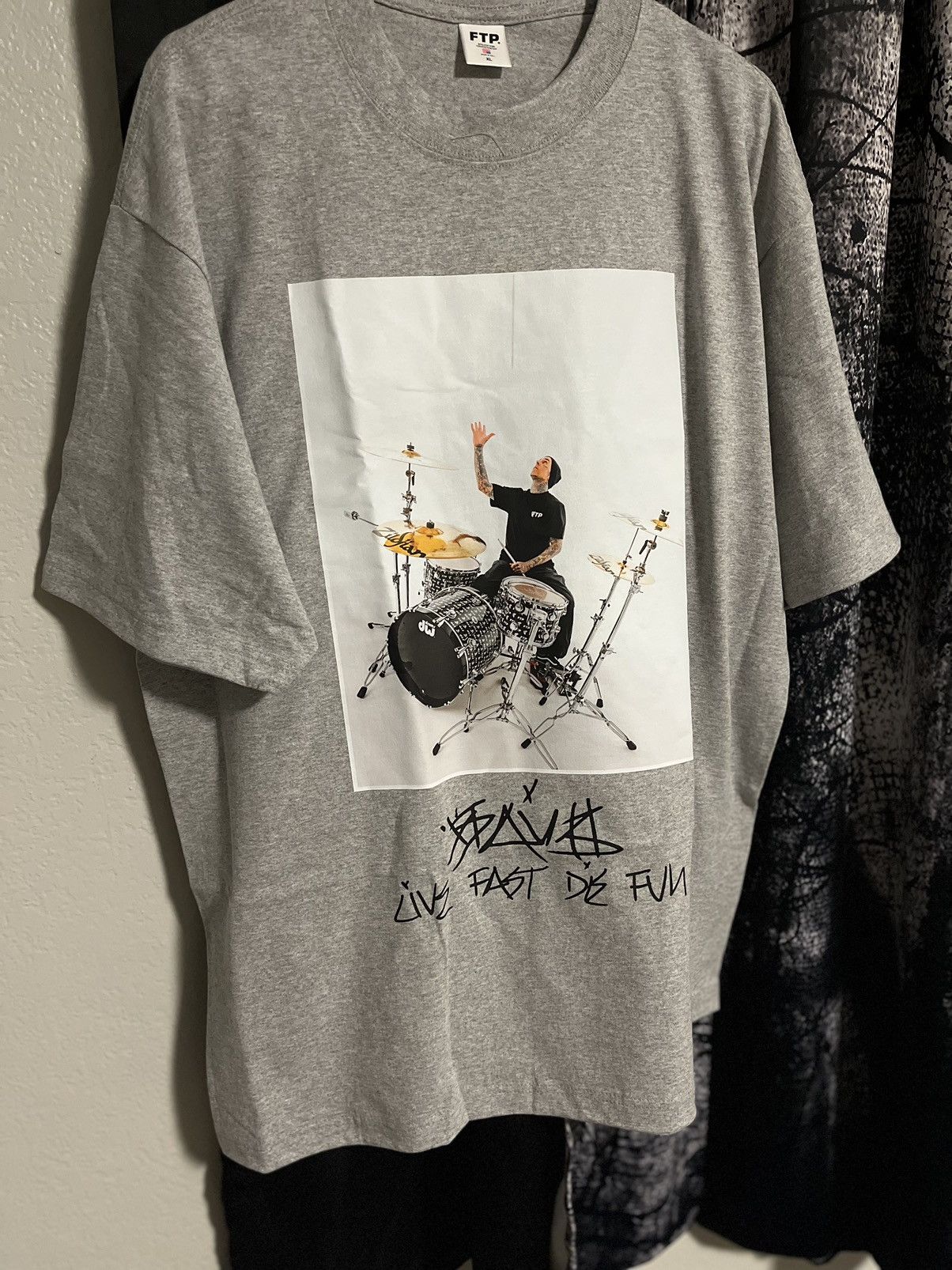 Fuck The Population FTP X FAMOUS STARS ⭐️ TRAVIS BARKER T-SHIRT