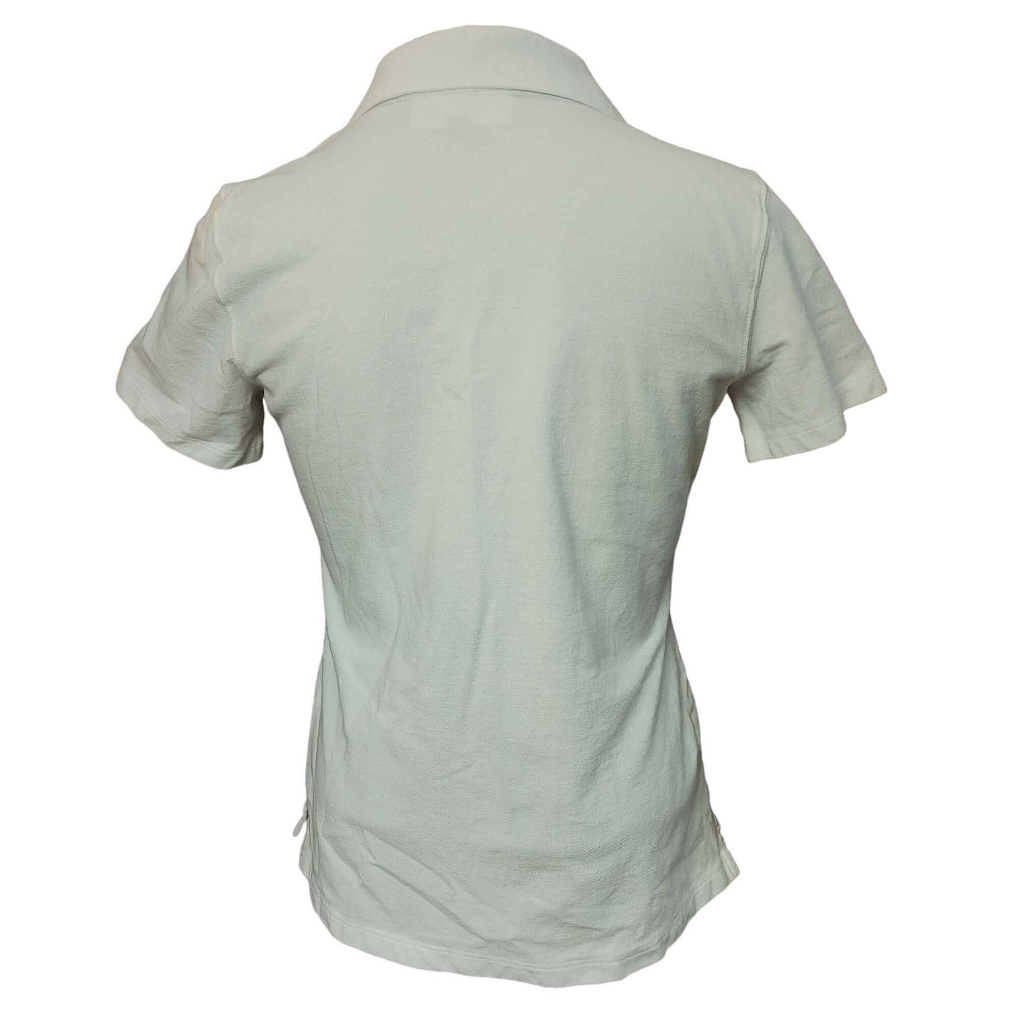 Other KS | Karen Scott Women's White Short Sleeve Polo T-Shirt Med Size M / US 6-8 / IT 42-44 - 2 Thumbnail