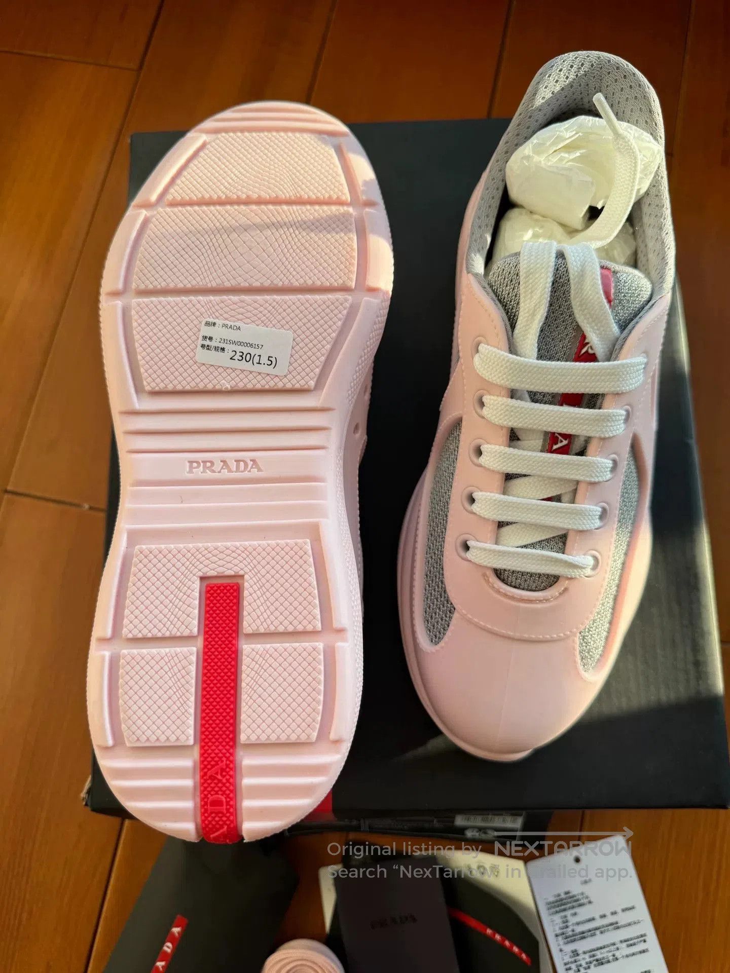 Prada Prada America's Cup Limited Pink. Size US 5 / IT 35 - 3 Thumbnail