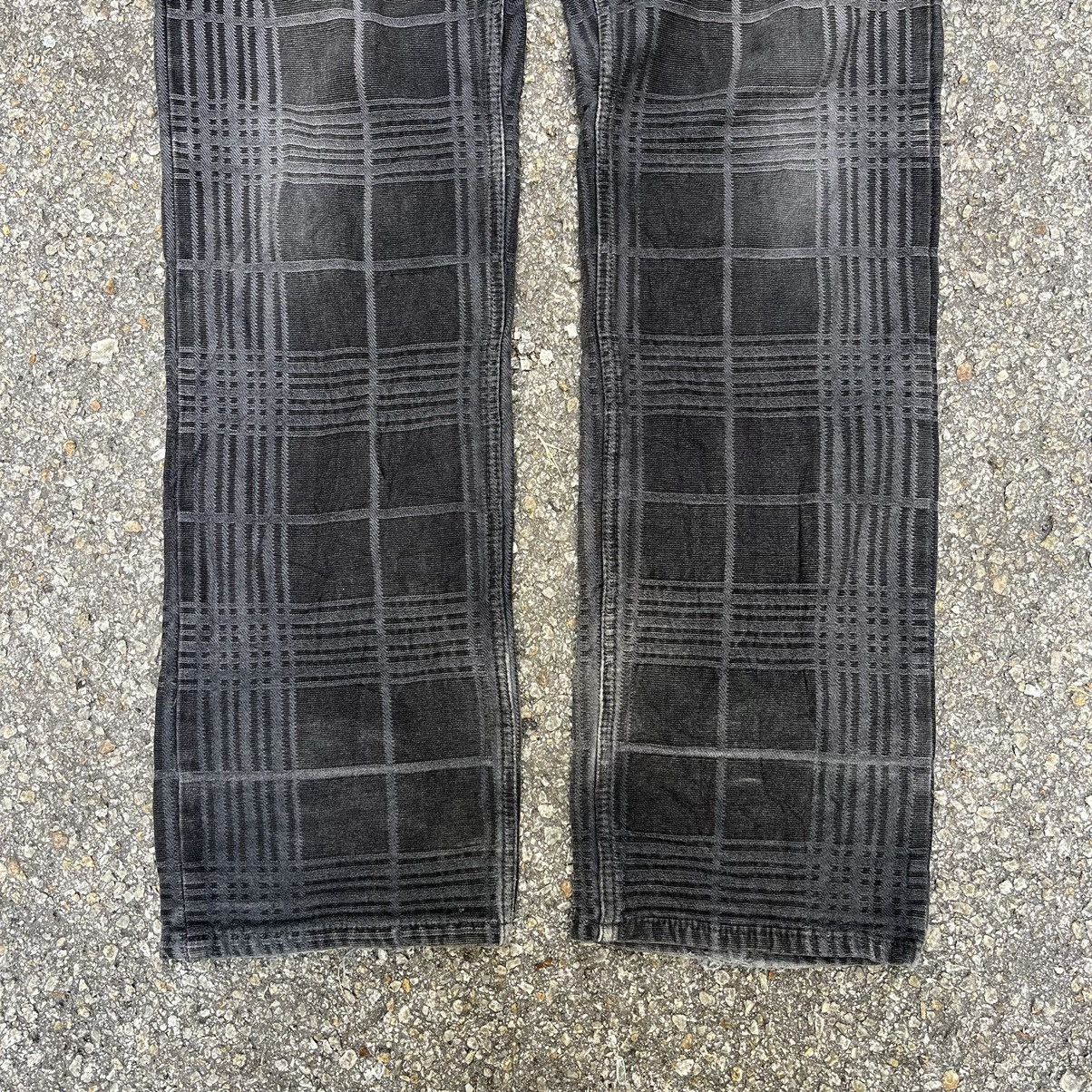 Japanese Brand PPFM Japanese Checkered Faded Black Pants Size US 30 / EU 46 - 2 Thumbnail