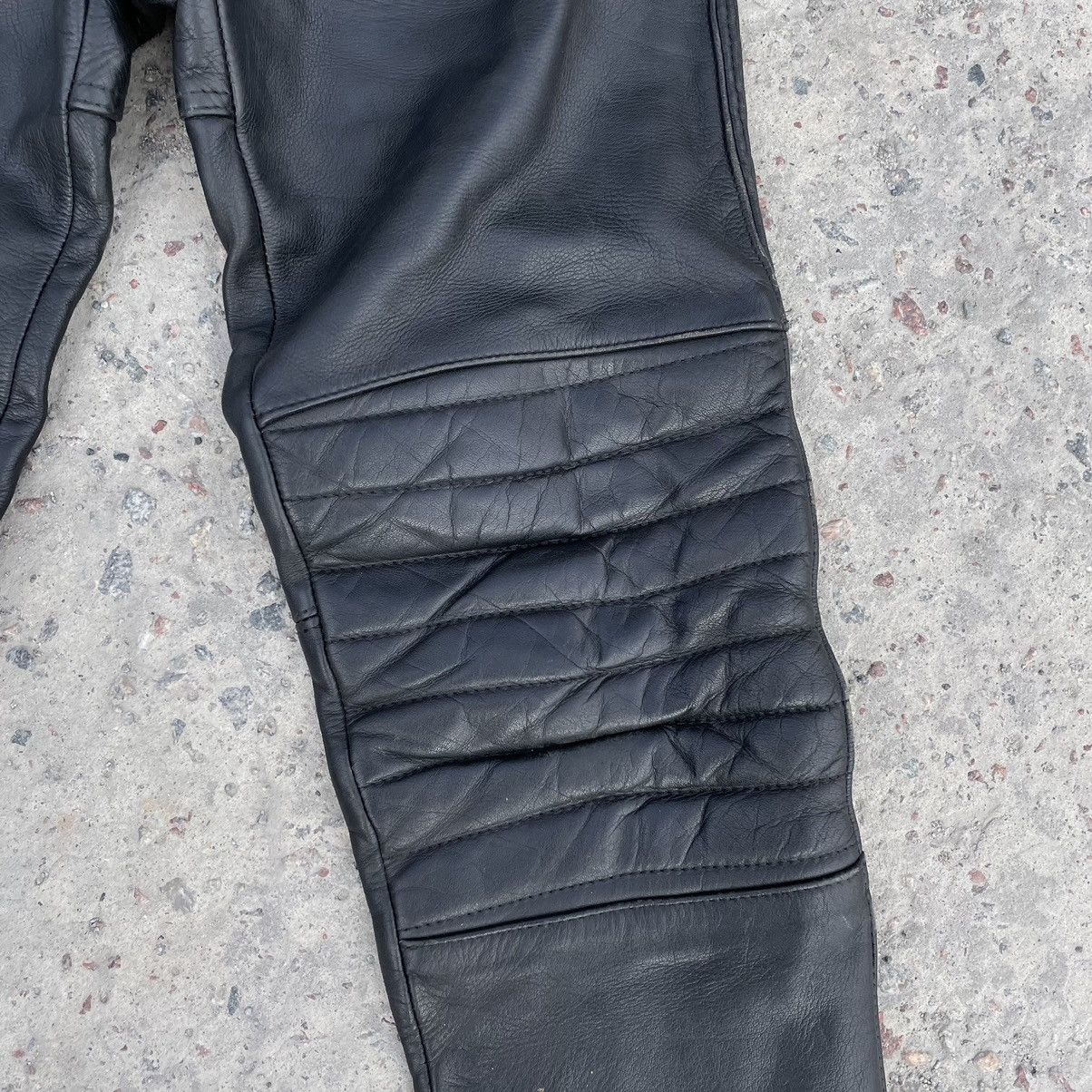 Vintage Vintage Moto Leather Pants 54 Size 90s USA Japan Size US 33 - 5 Thumbnail