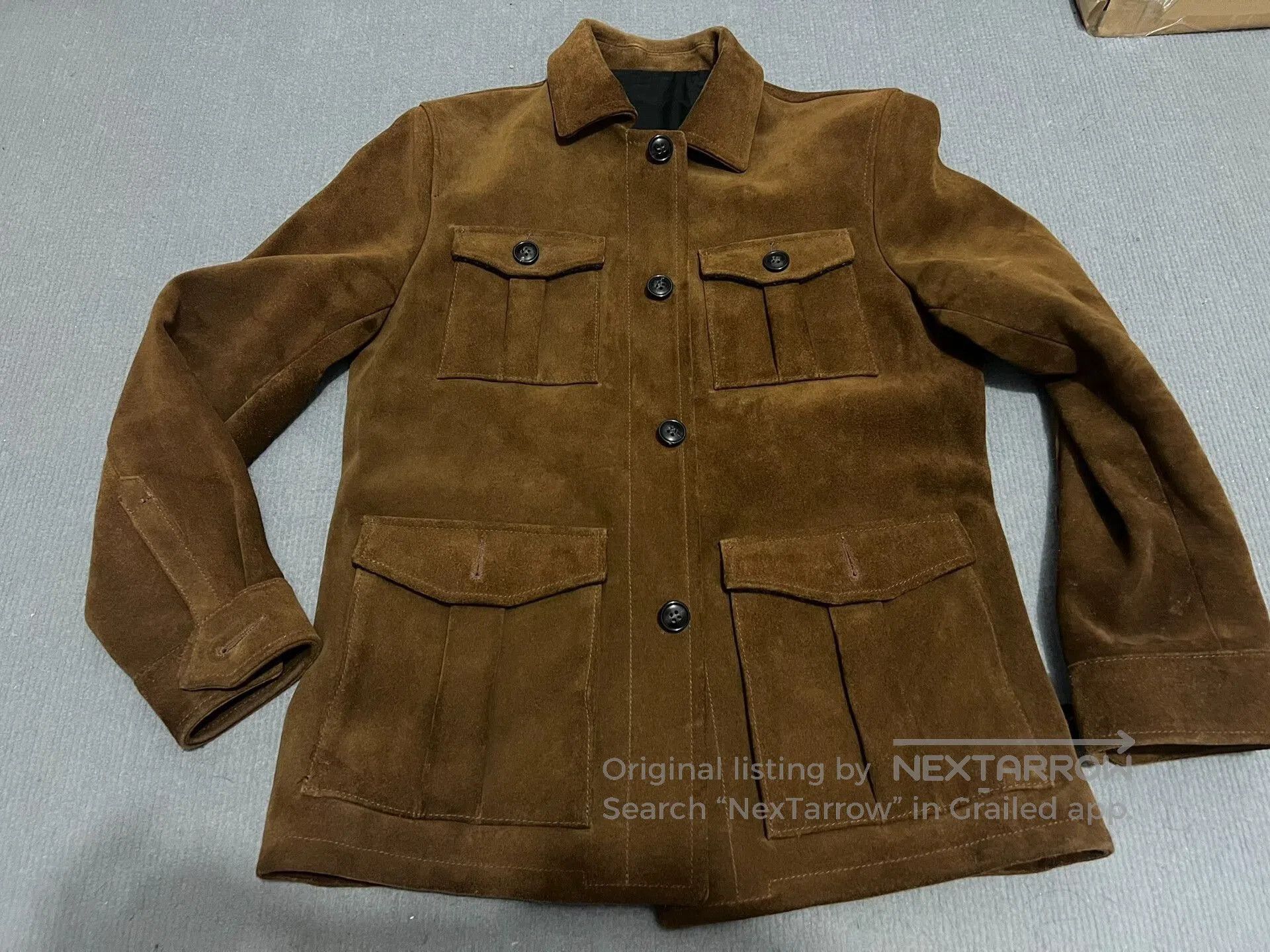 RRL Ralph Lauren Vintage Suede Work Leather Jacket. Size US M / EU 48-50 / 2 - 7 Thumbnail