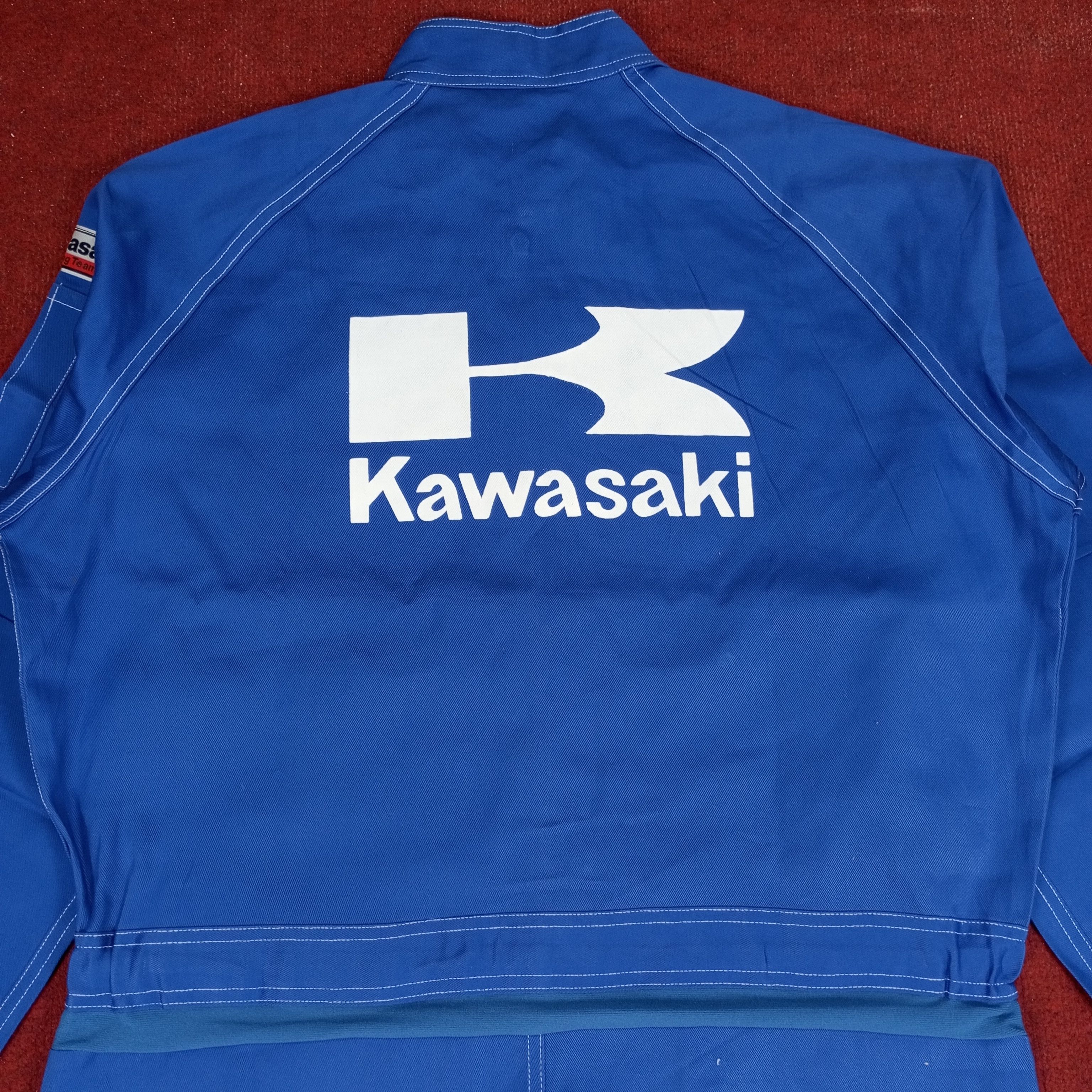 Japanese Brand × Vintage Kawasaki Racing Japanese Brand Coverall Jacket Size US L / EU 52-54 / 3 - 2 Thumbnail