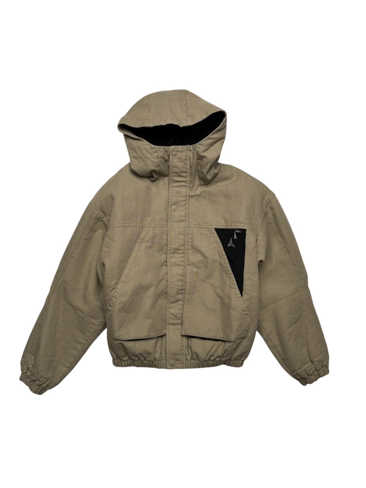 ROA ROA Taupe Canvas Cotton Workwear Jacket Size US S / EU 44-46 / 1 - 3 Thumbnail