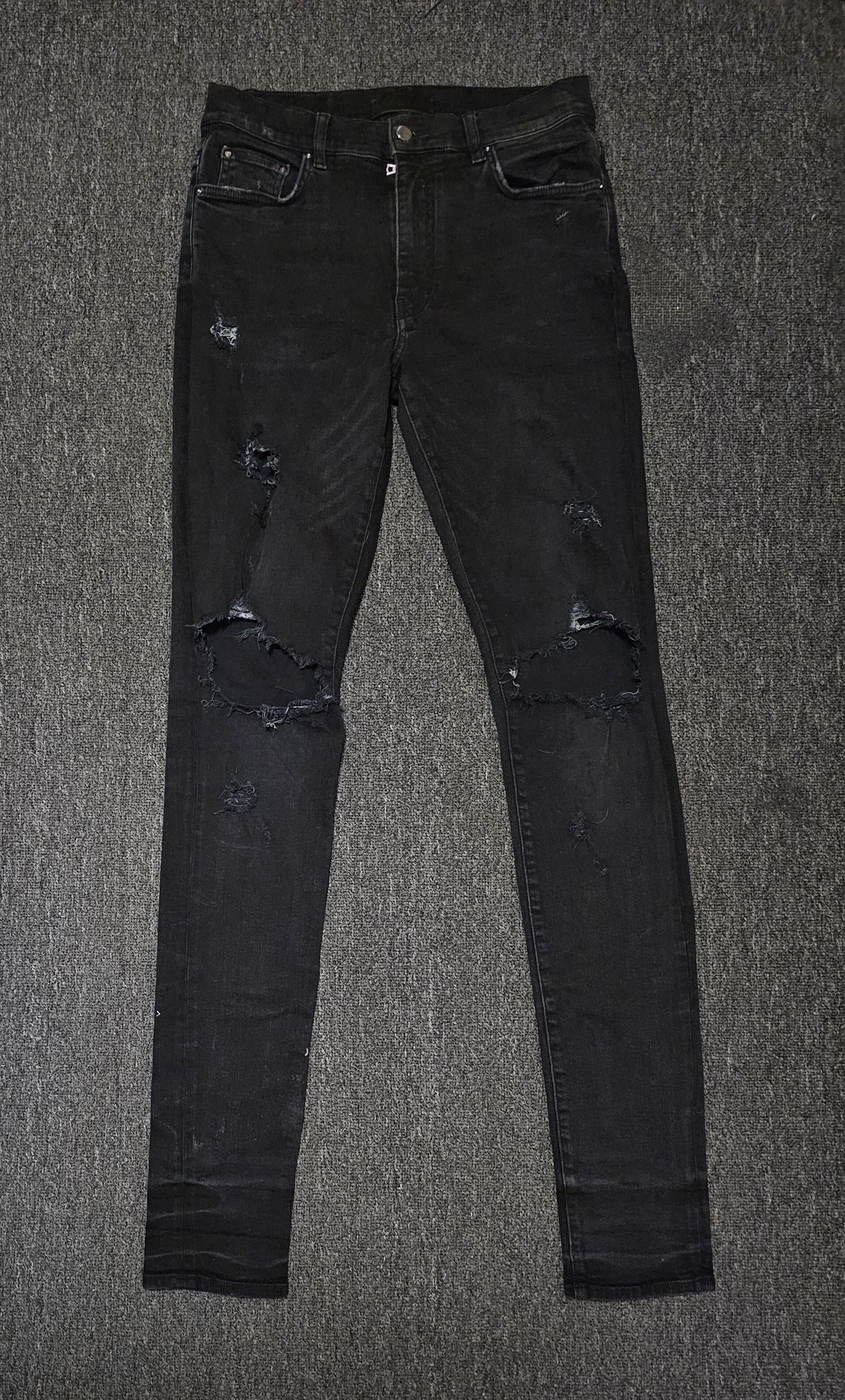Amiri Amiri Men's Ripped Jeans Size 31 Size US 31 - 1 Thumbnail