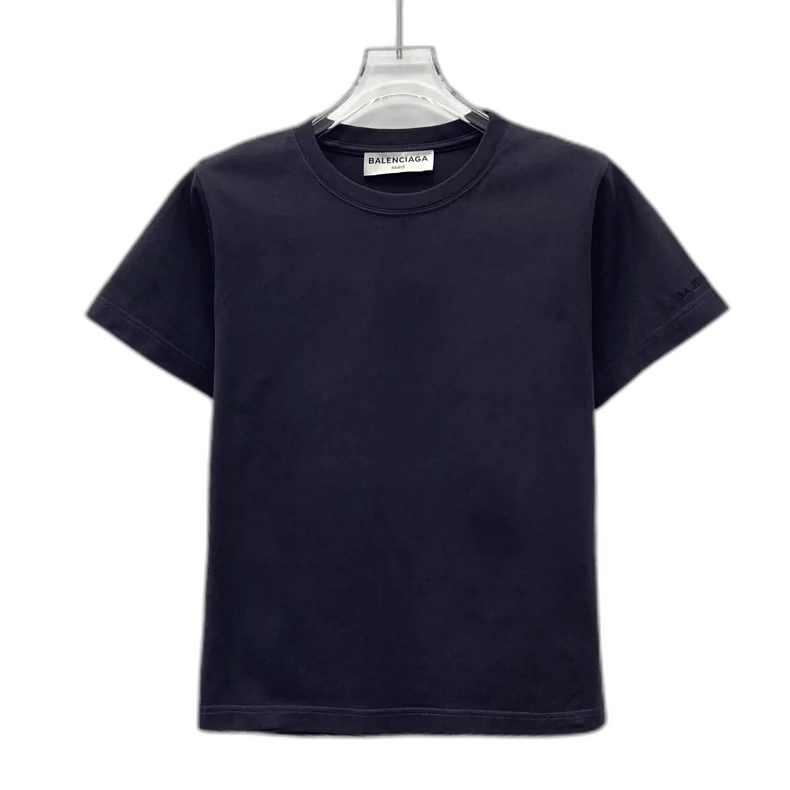 Balenciaga Balenciaga Black Cotton Short Sleeve T-Shirt Size US L / EU 52-54 / 3 - 1 Thumbnail