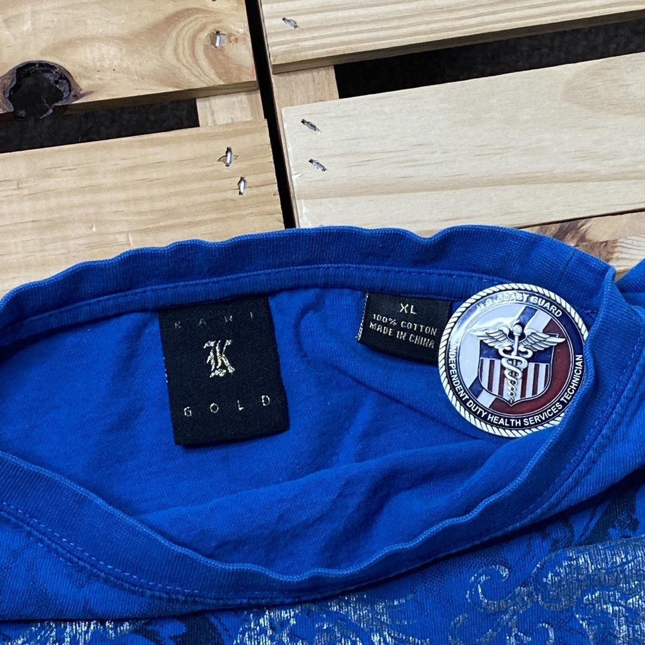 Other Vintage Kani Gold Blue Y2K Hip Hop Tee Size XL Size US XL / EU 56 / 4 - 5 Thumbnail