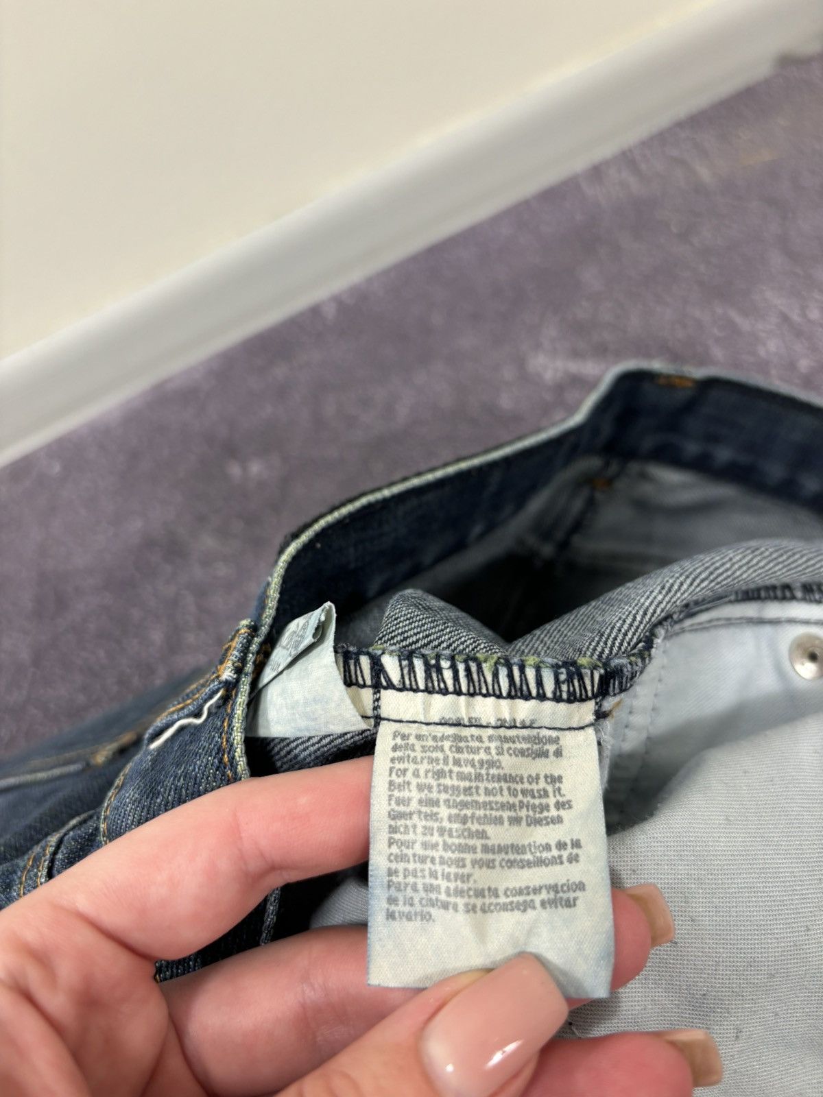 Iceberg Iceberg Vintage Women’s Blue Denim Slim Fit Luxury Jeans Size 26" / US 2 / IT 38 - 15 Thumbnail