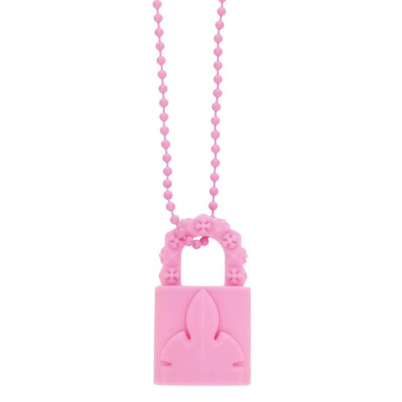 Chrome Hearts Chrome Hearts Rubber Padlock Necklace Size ONE SIZE - 1 Thumbnail