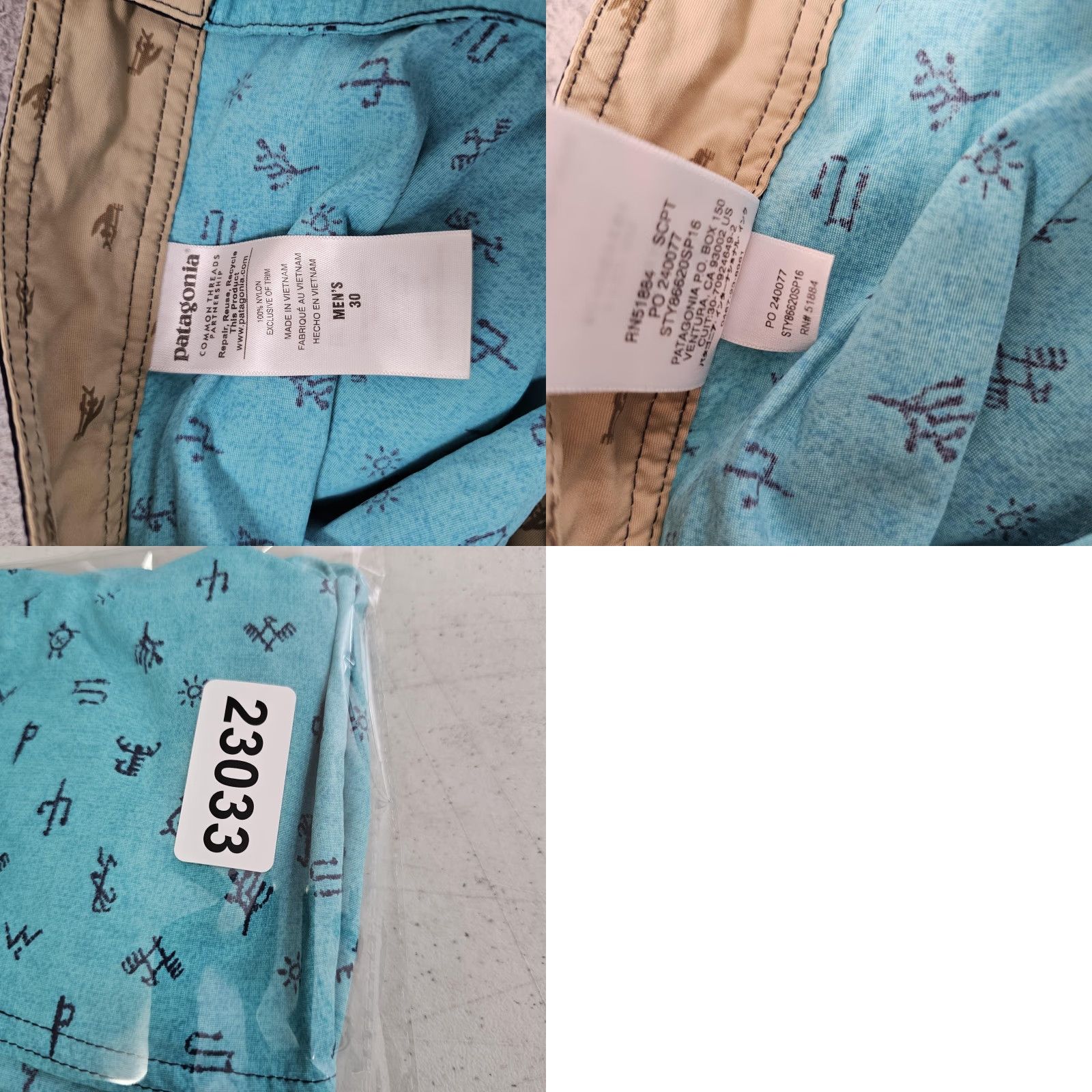Patagonia Patagonia Board Shorts Mens 30 Blue Southwestern Print Swim Trunks Surf Outdoor Mens Size US 30 / EU 46 - 8 Thumbnail